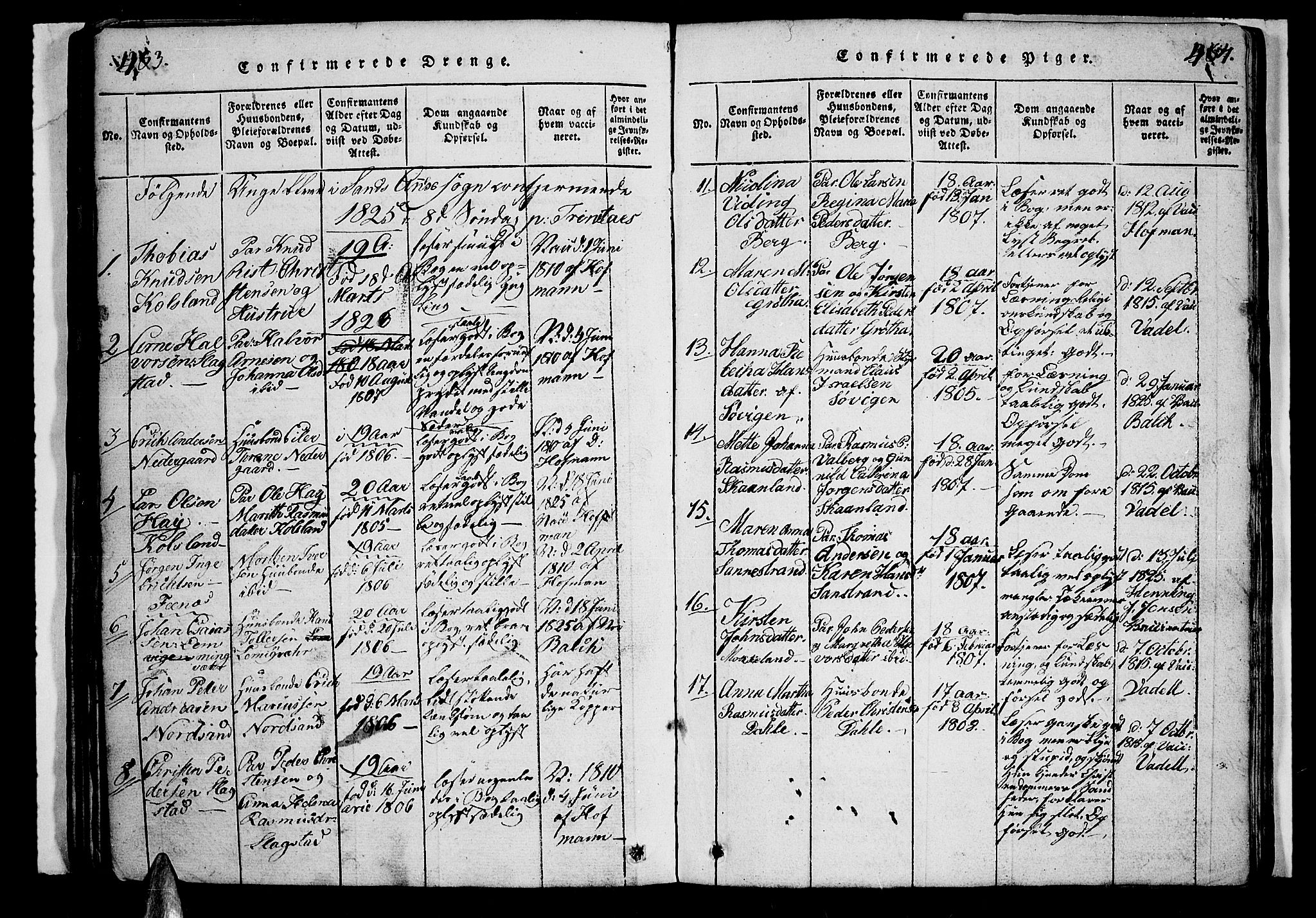 Trondenes sokneprestkontor, SATØ/S-1319/H/Hb/L0003klokker: Parish register (copy) no. 3, 1820-1834, p. 483-484
