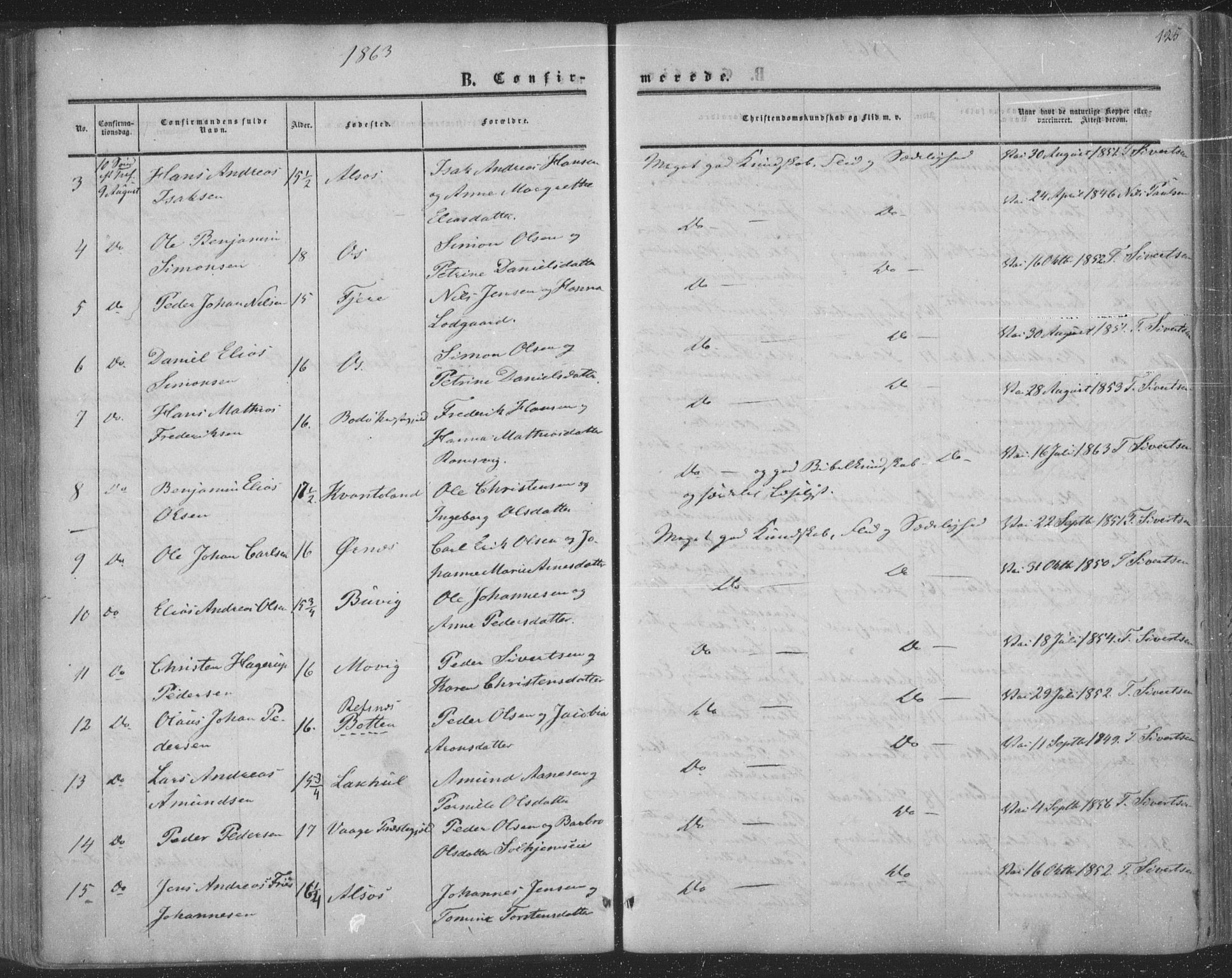 Ministerialprotokoller, klokkerbøker og fødselsregistre - Nordland, AV/SAT-A-1459/853/L0770: Parish register (official) no. 853A09, 1857-1870, p. 125