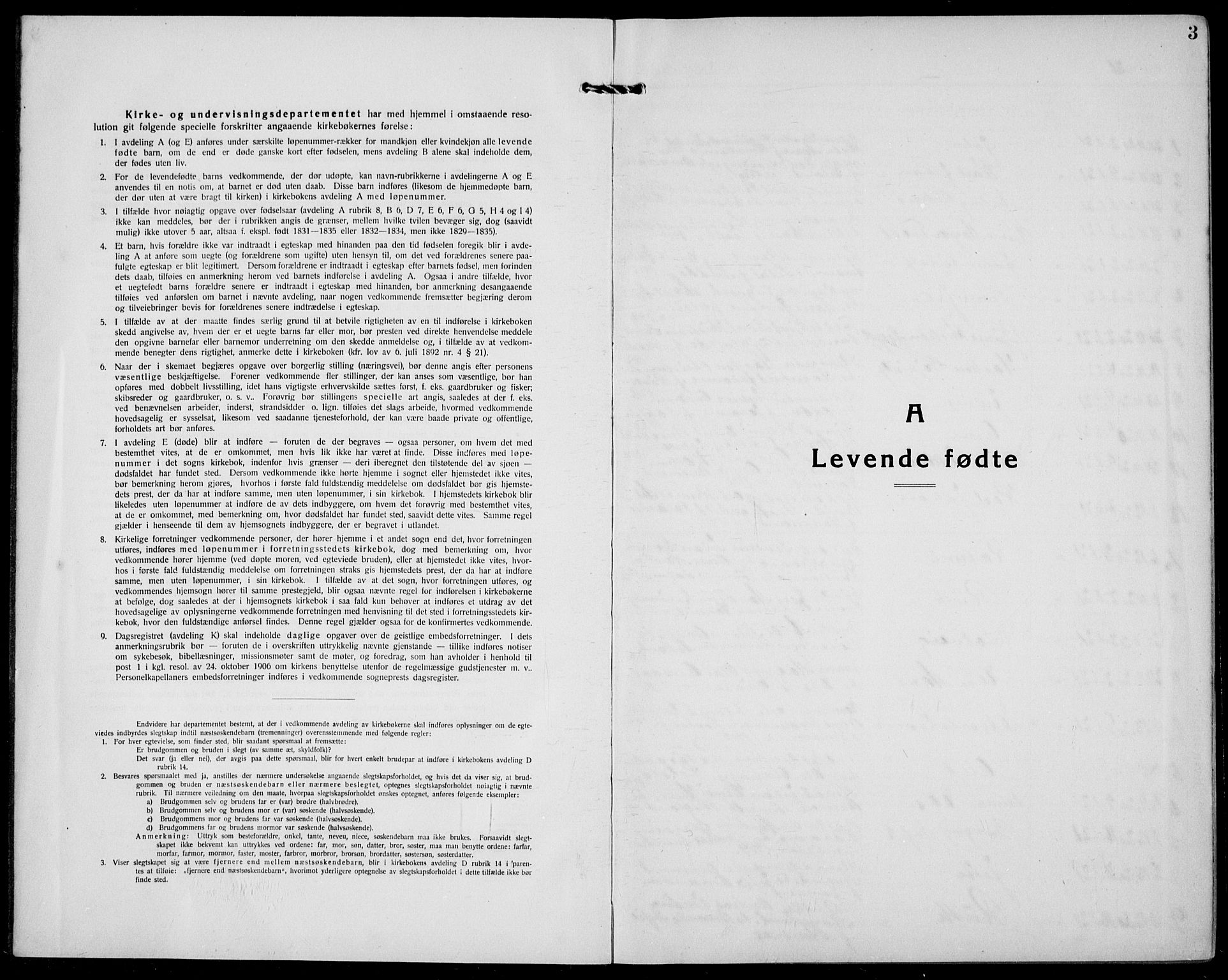 Haugesund sokneprestkontor, AV/SAST-A -101863/H/Ha/Hab/L0011: Parish register (copy) no. B 11, 1921-1934, p. 3