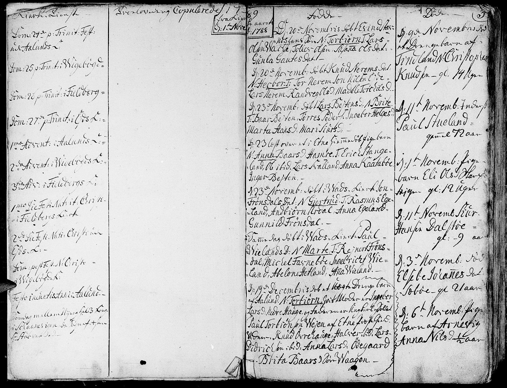 Fjelberg sokneprestembete, SAB/A-75201/H/Haa: Parish register (official) no. A 3, 1788-1815, p. 3
