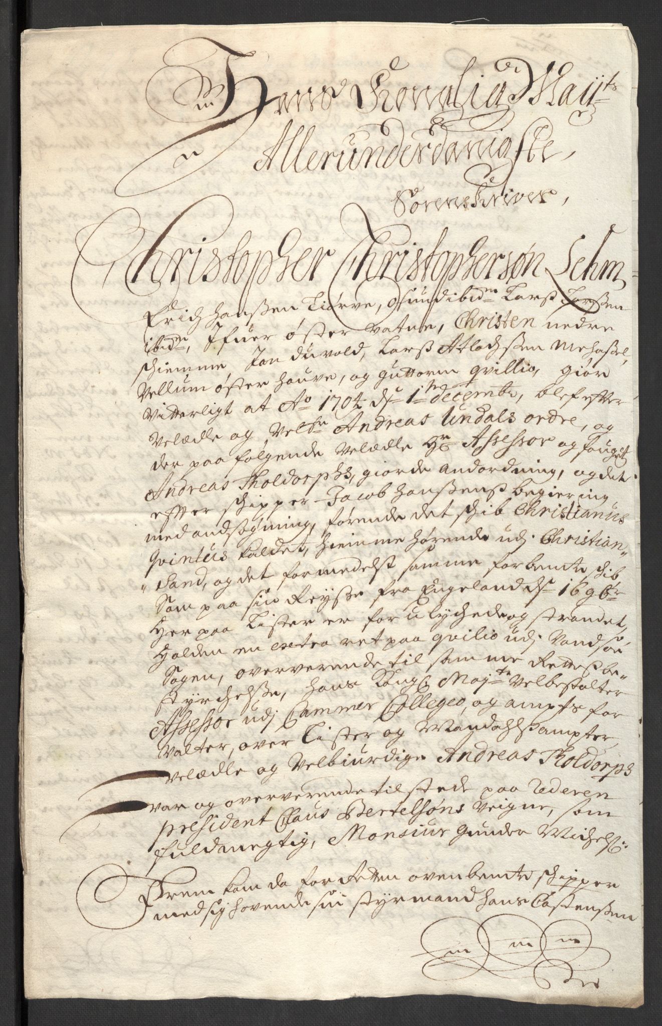 Rentekammeret inntil 1814, Reviderte regnskaper, Fogderegnskap, AV/RA-EA-4092/R43/L2550: Fogderegnskap Lista og Mandal, 1703-1704, p. 264