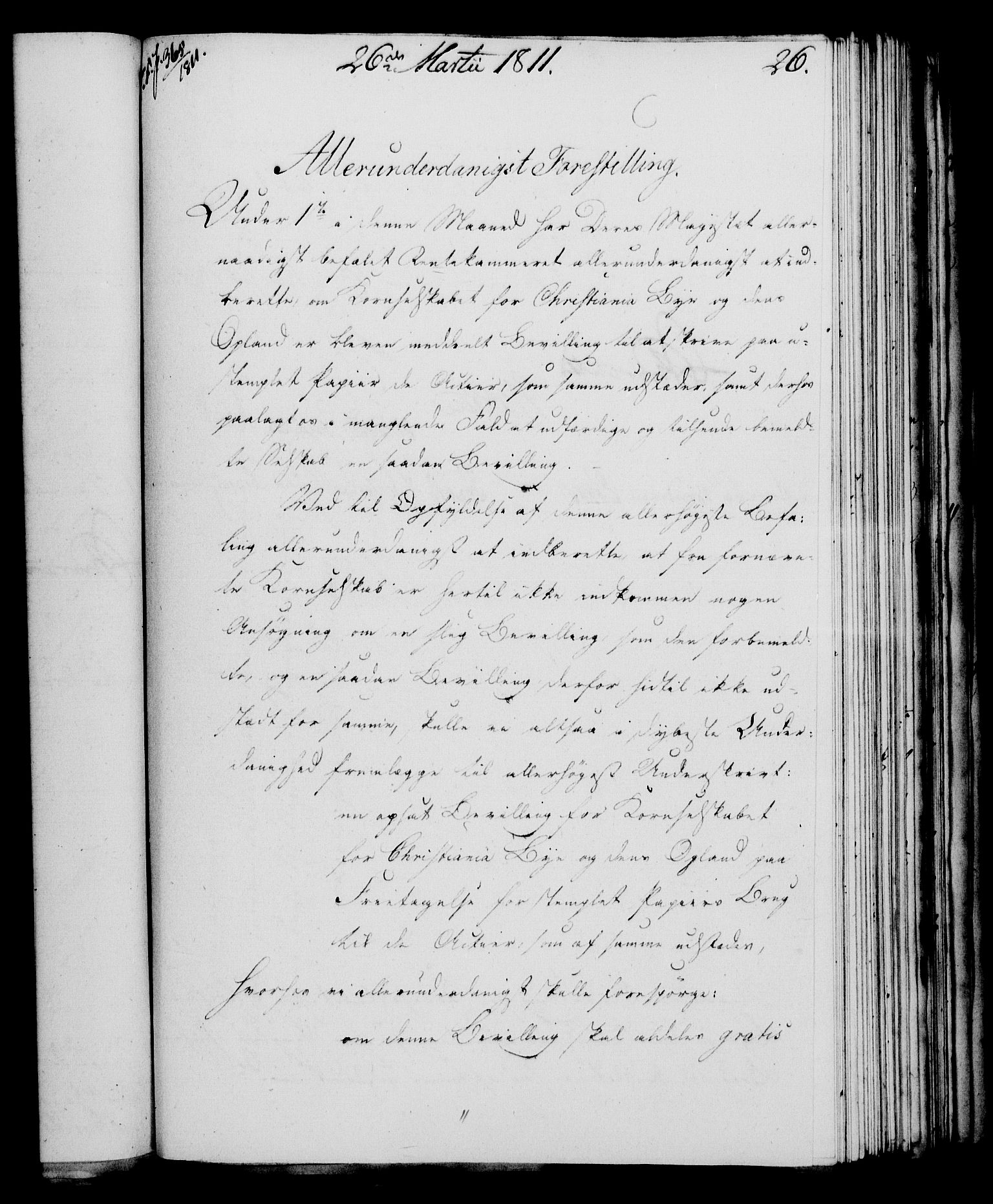 Rentekammeret, Kammerkanselliet, RA/EA-3111/G/Gf/Gfa/L0093: Norsk relasjons- og resolusjonsprotokoll (merket RK 52.93), 1811, p. 116
