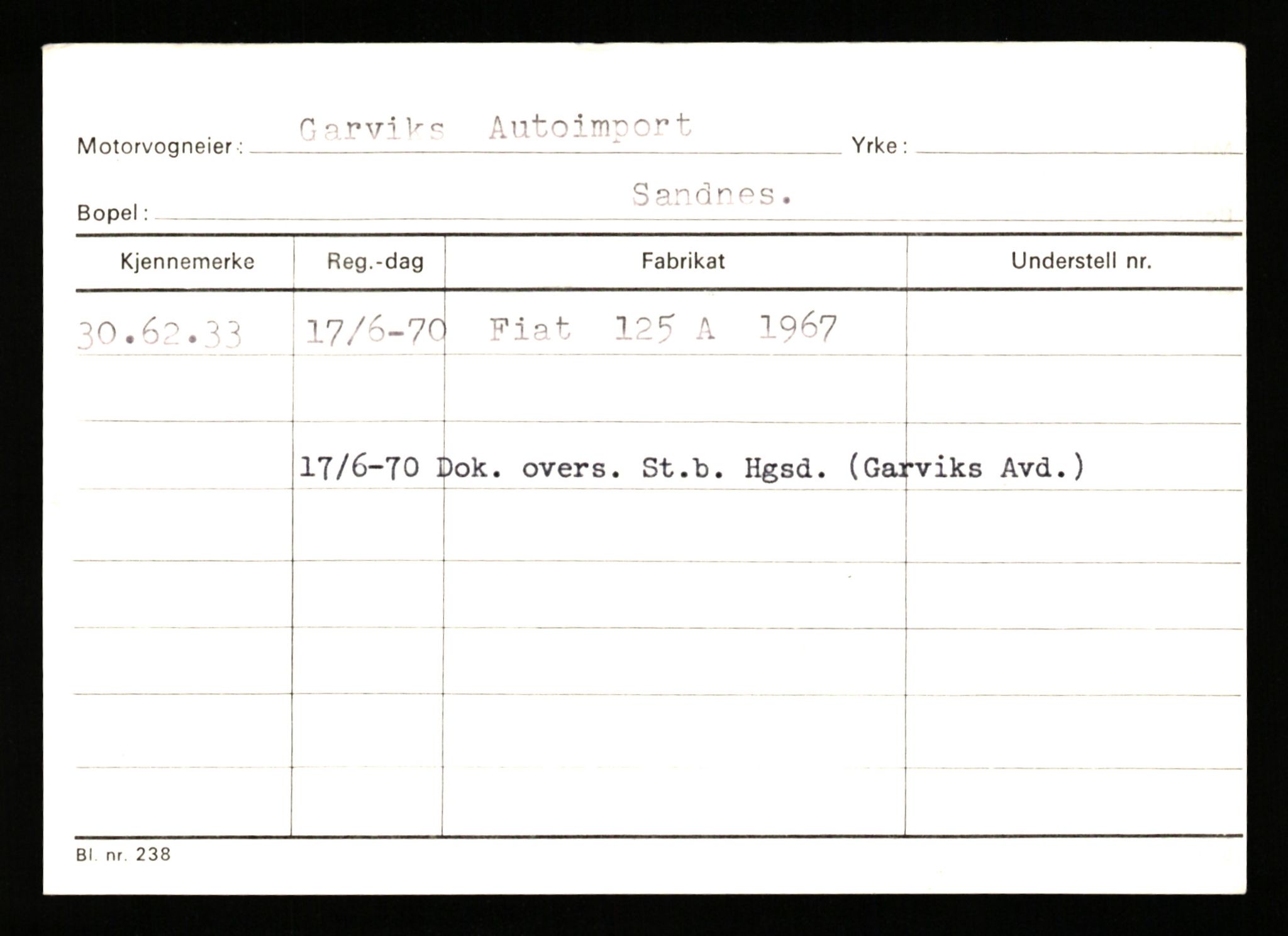 Stavanger trafikkstasjon, AV/SAST-A-101942/0/G/L0011: Registreringsnummer: 240000 - 363477, 1930-1971, p. 1507