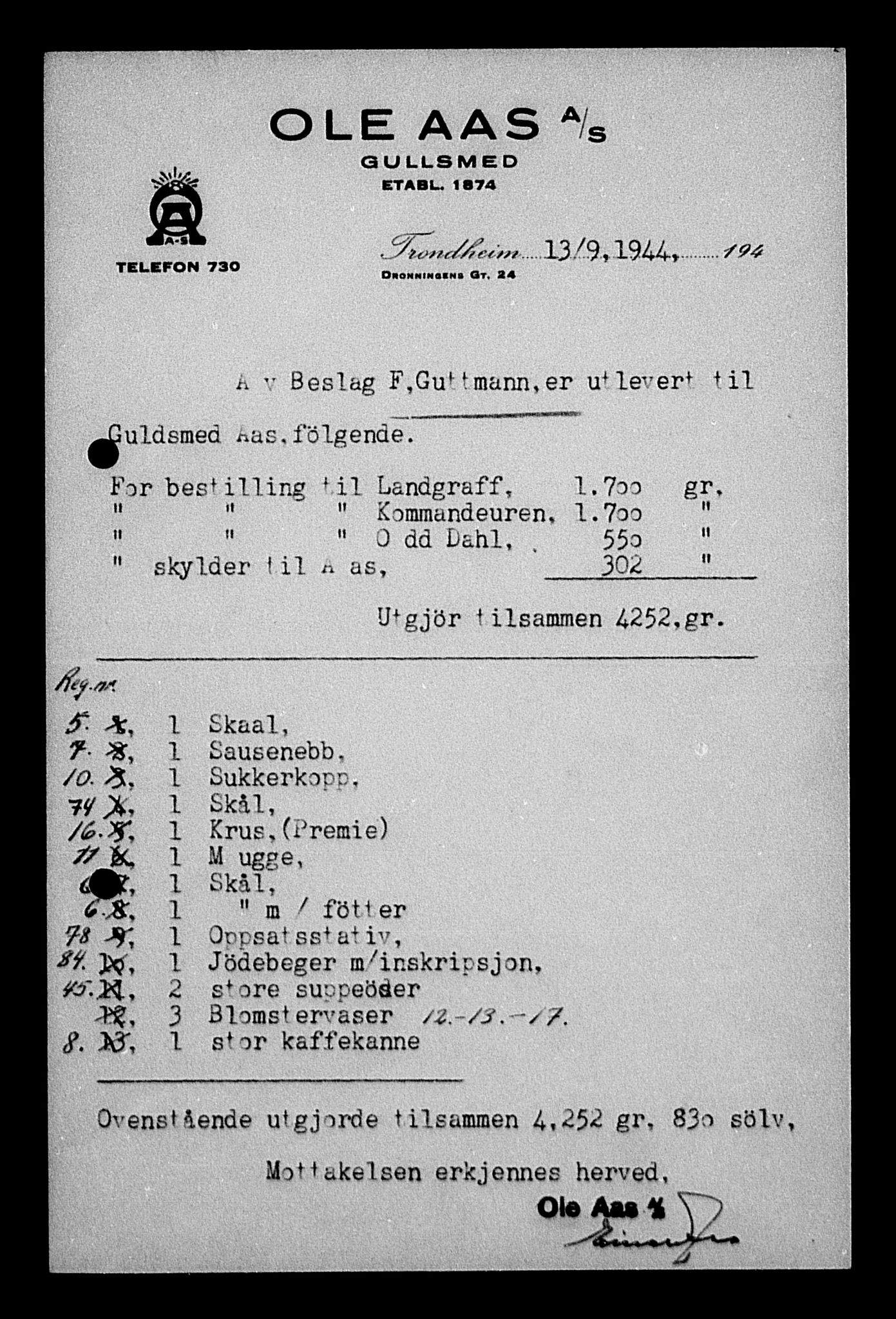 Justisdepartementet, Tilbakeføringskontoret for inndratte formuer, AV/RA-S-1564/H/Hc/Hca/L0896: --, 1945-1947, p. 38