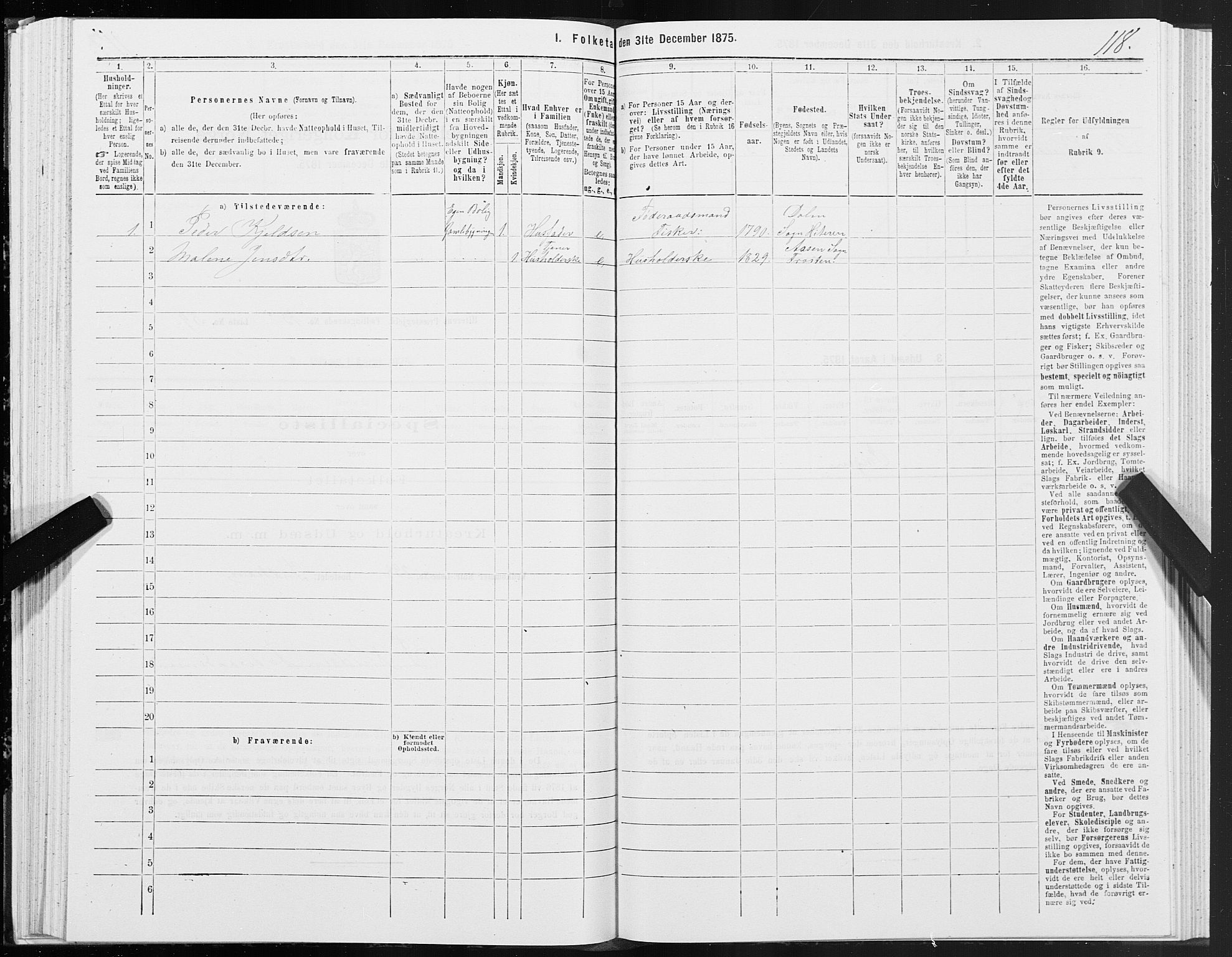 SAT, 1875 census for 1617P Hitra, 1875, p. 7118