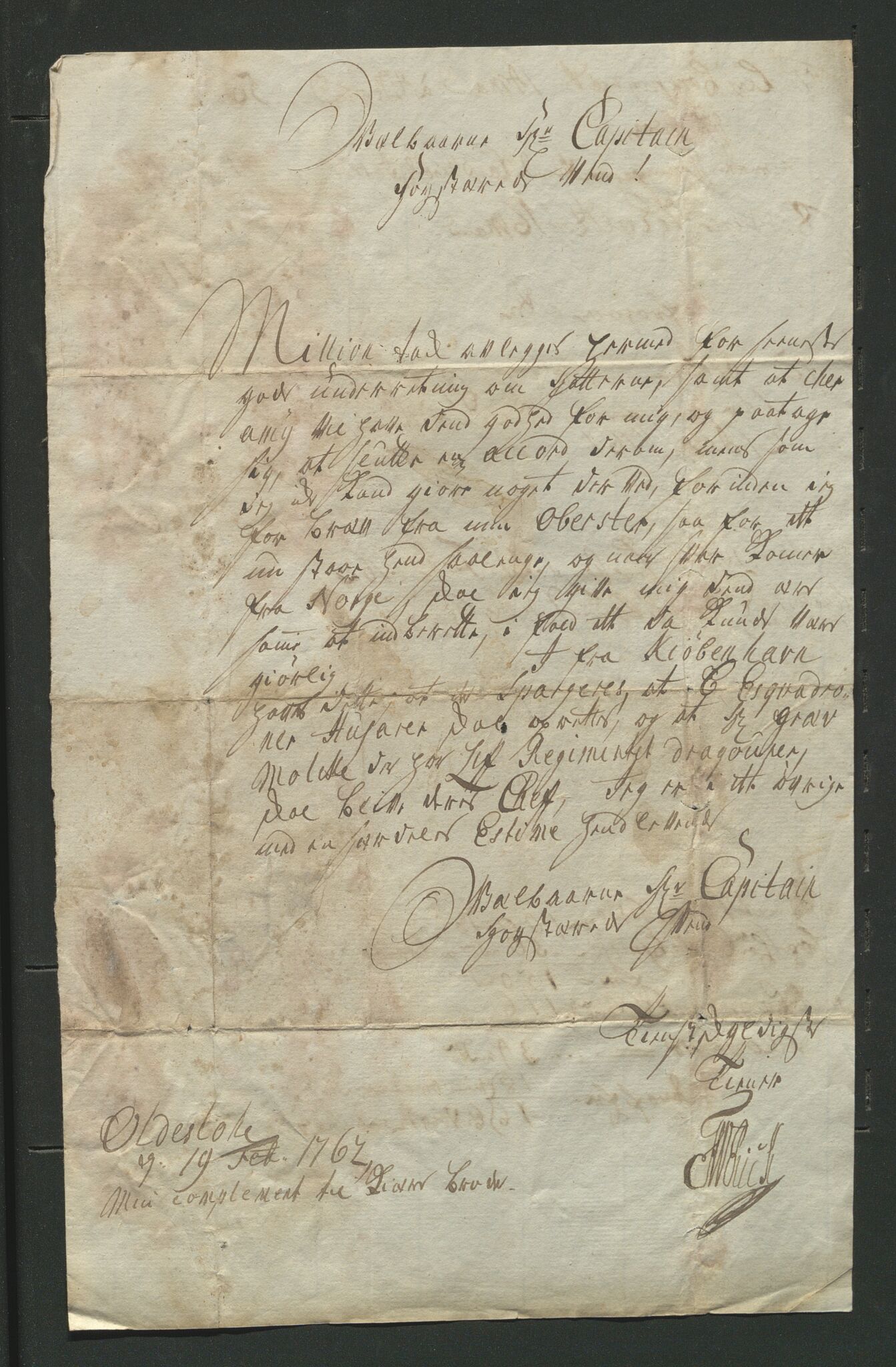 Åker i Vang, Hedmark, og familien Todderud, AV/SAH-ARK-010/J/Jc/L0002: Korrespondanse, 1753-1762, p. 398