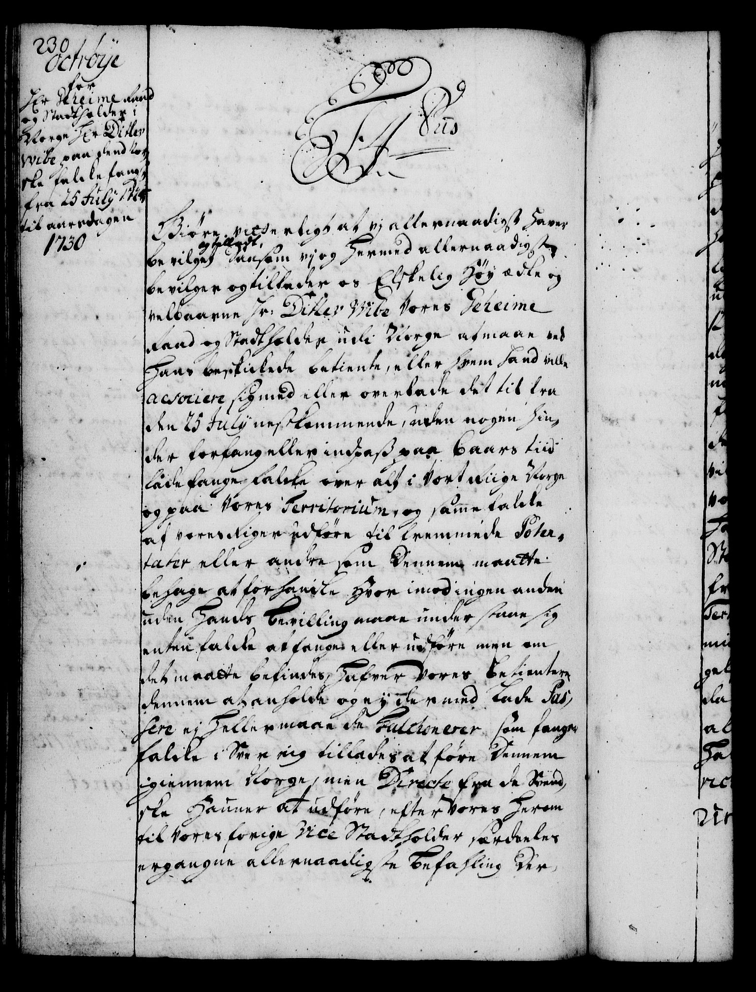 Rentekammeret, Kammerkanselliet, RA/EA-3111/G/Gg/Gga/L0002: Norsk ekspedisjonsprotokoll med register (merket RK 53.2), 1723-1727, p. 230