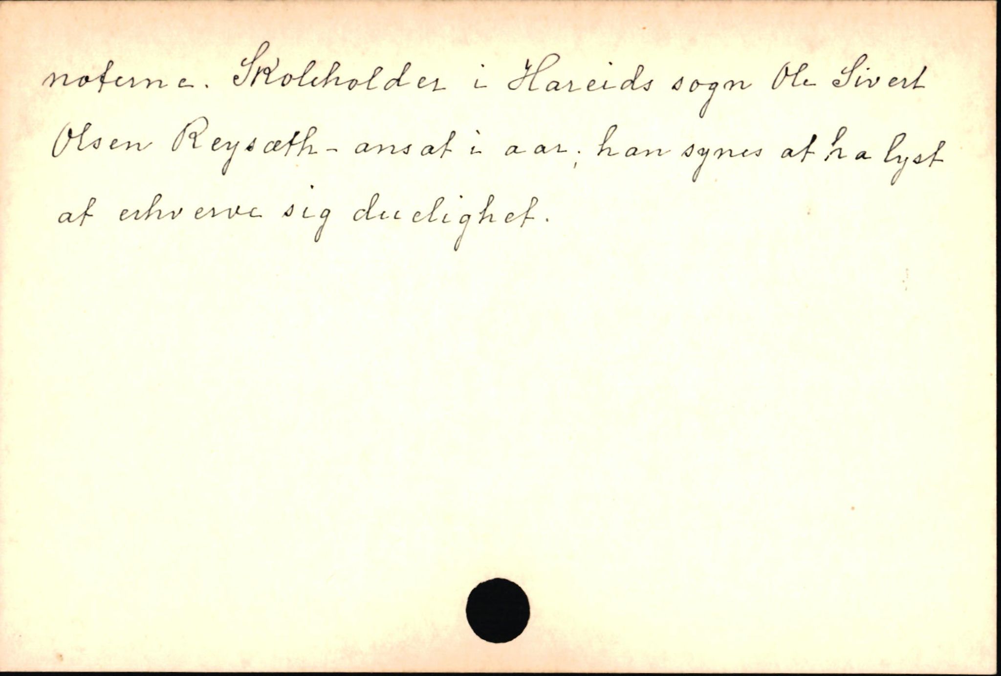 Haugen, Johannes - lærer, SAB/SAB/PA-0036/01/L0001: Om klokkere og lærere, 1521-1904, p. 10607