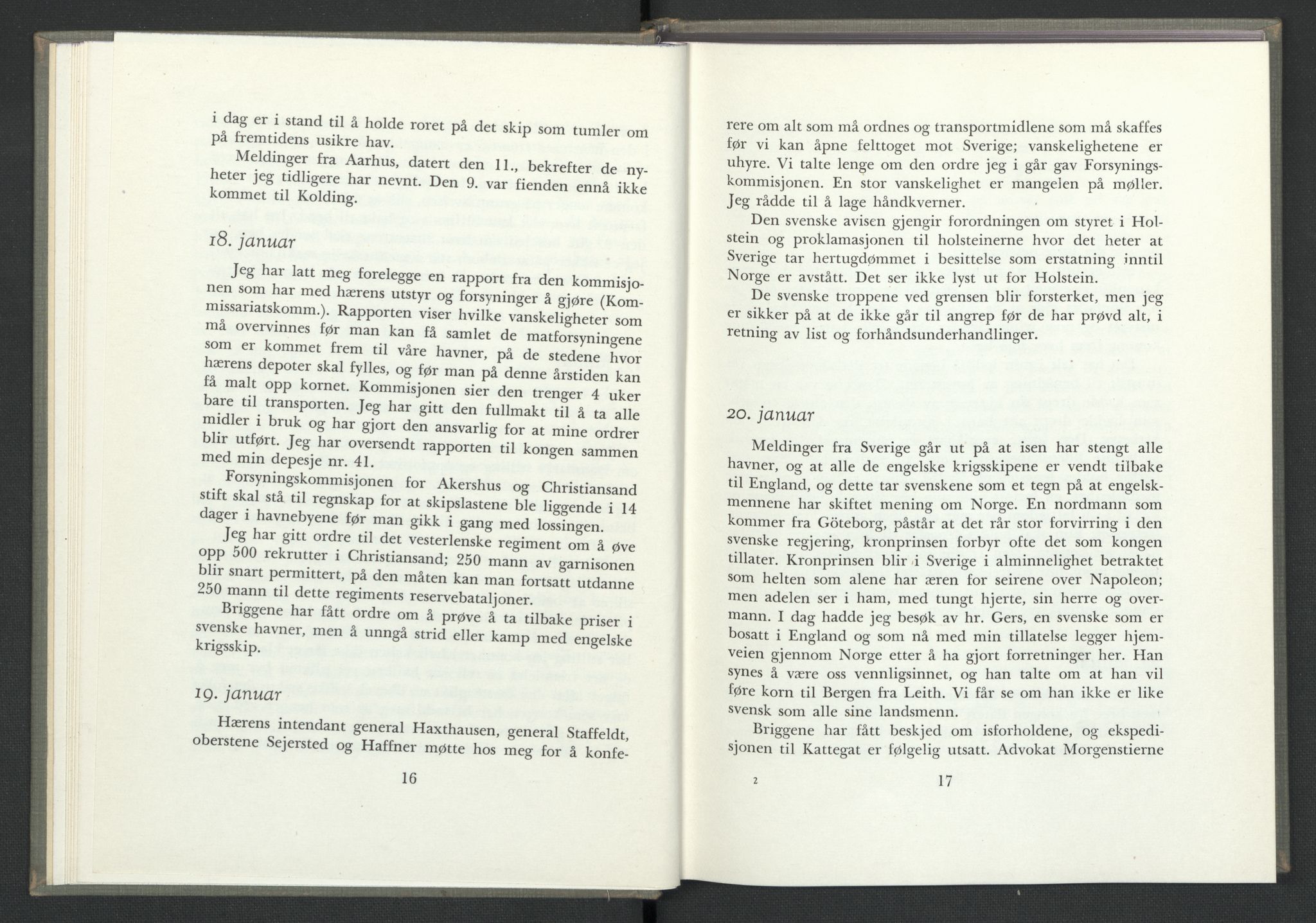 Andre publikasjoner, PUBL/PUBL-999/0003/0002: Christian Frederiks dagbok fra 1814 (1954), 1814, p. 12
