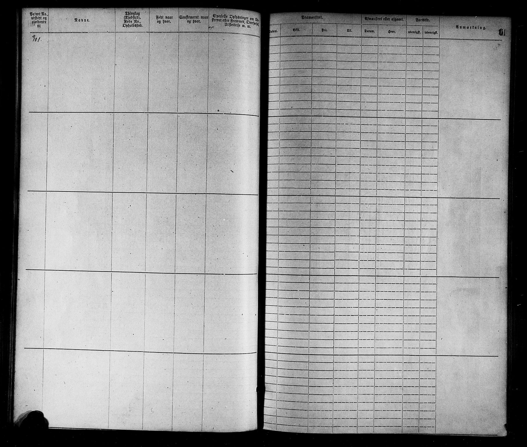 Flekkefjord mønstringskrets, SAK/2031-0018/F/Fa/L0002: Annotasjonsrulle nr 1-1920 med register, N-2, 1870-1891, p. 82