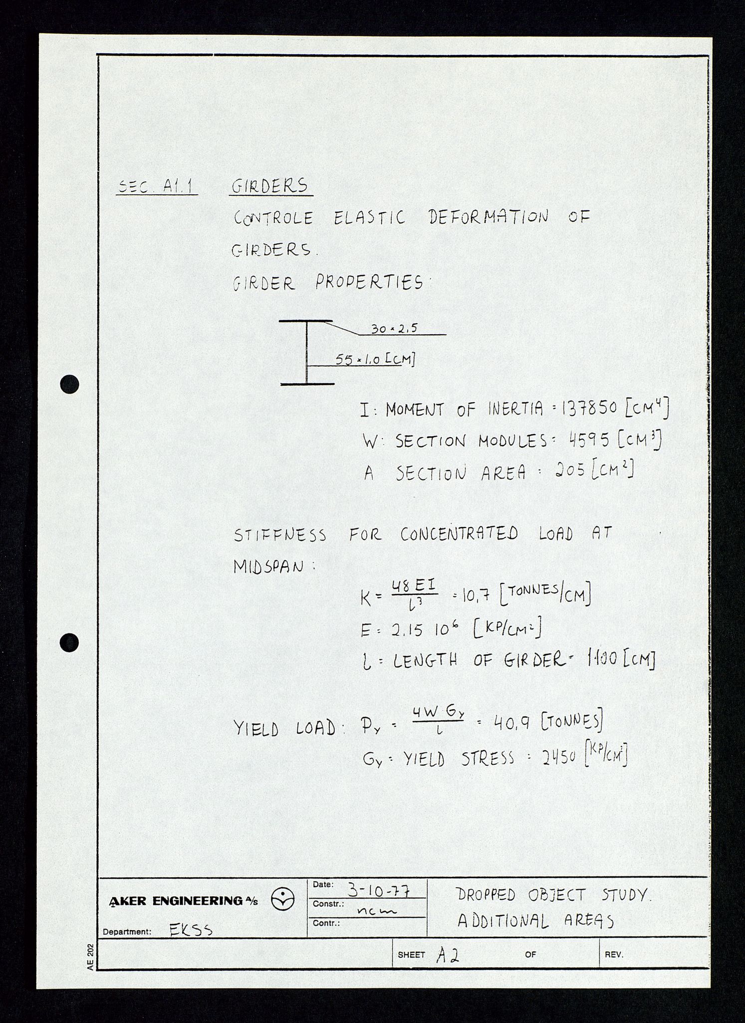 Pa 1339 - Statoil ASA, SAST/A-101656/0001/D/Dm/L0348: Gravitasjonsplattform betong, 1975-1978, p. 191