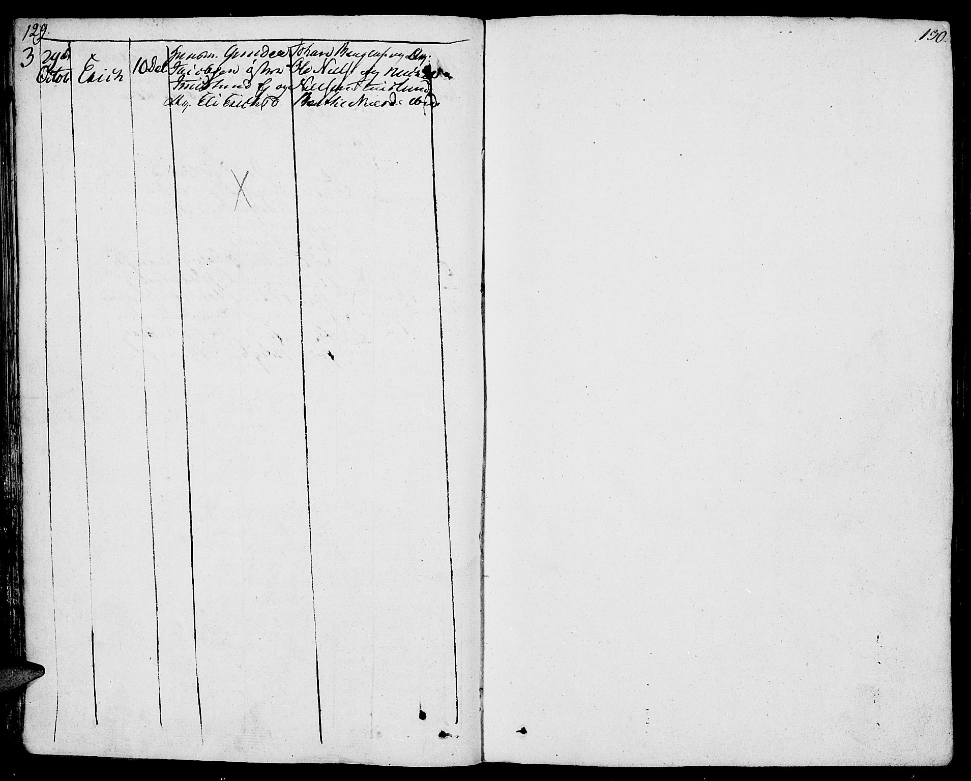 Vang prestekontor, Hedmark, AV/SAH-PREST-008/H/Ha/Haa/L0006: Parish register (official) no. 6 /1, 1809-1827, p. 129-130