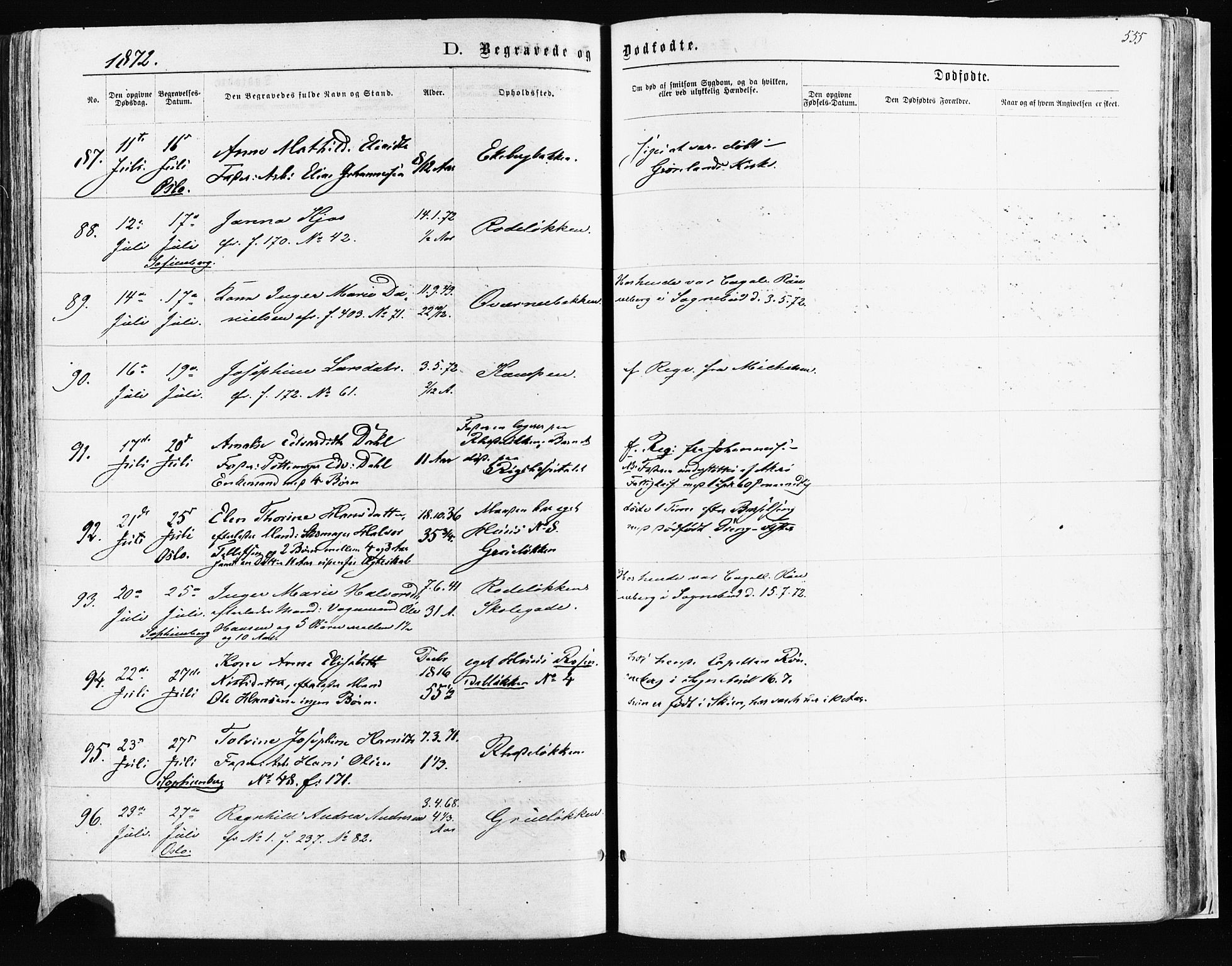 Østre Aker prestekontor Kirkebøker, AV/SAO-A-10840/F/Fa/L0003: Parish register (official) no. I 3, 1869-1875, p. 555