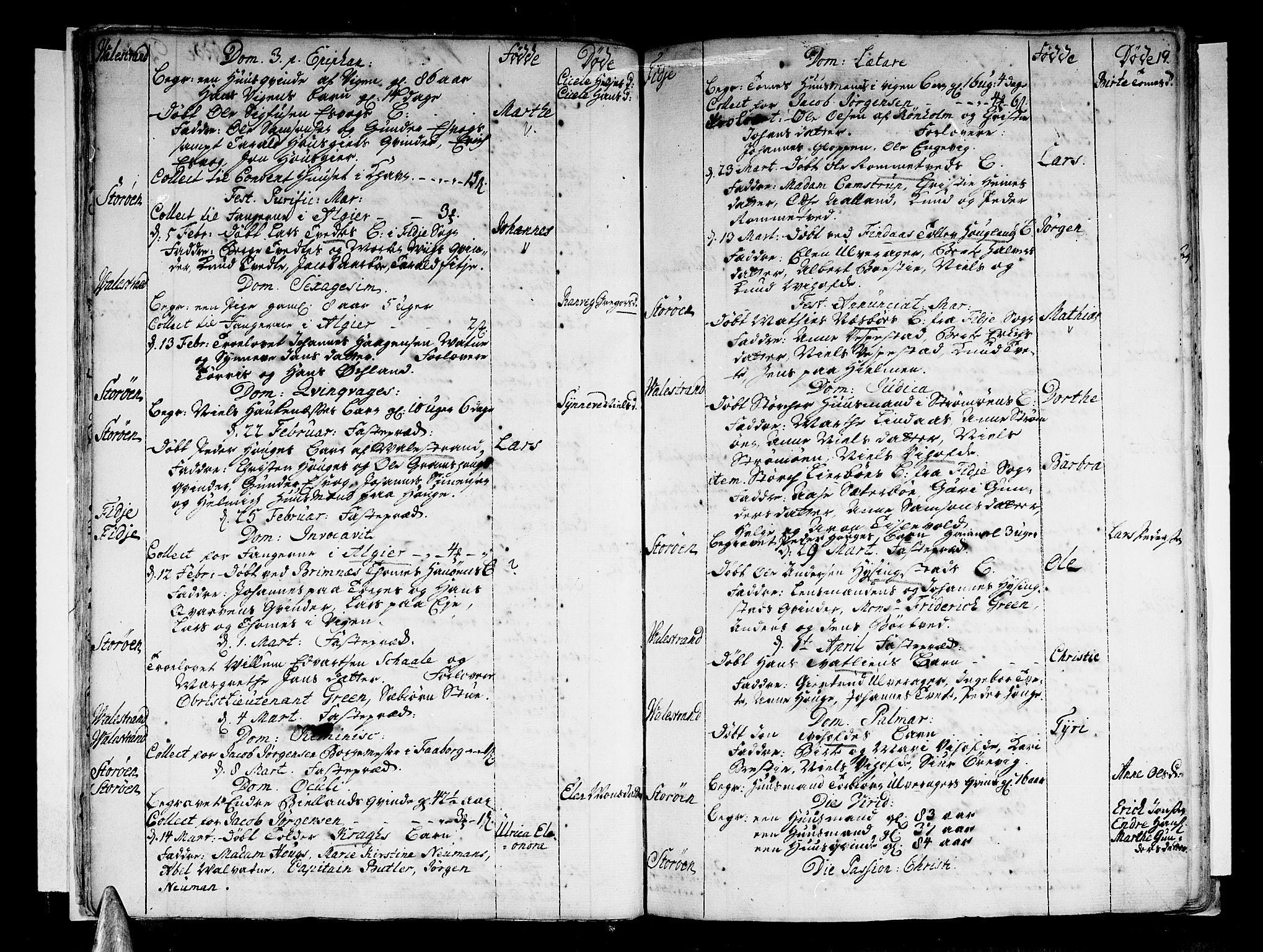 Stord sokneprestembete, SAB/A-78201/H/Haa: Parish register (official) no. A 1, 1725-1744, p. 19