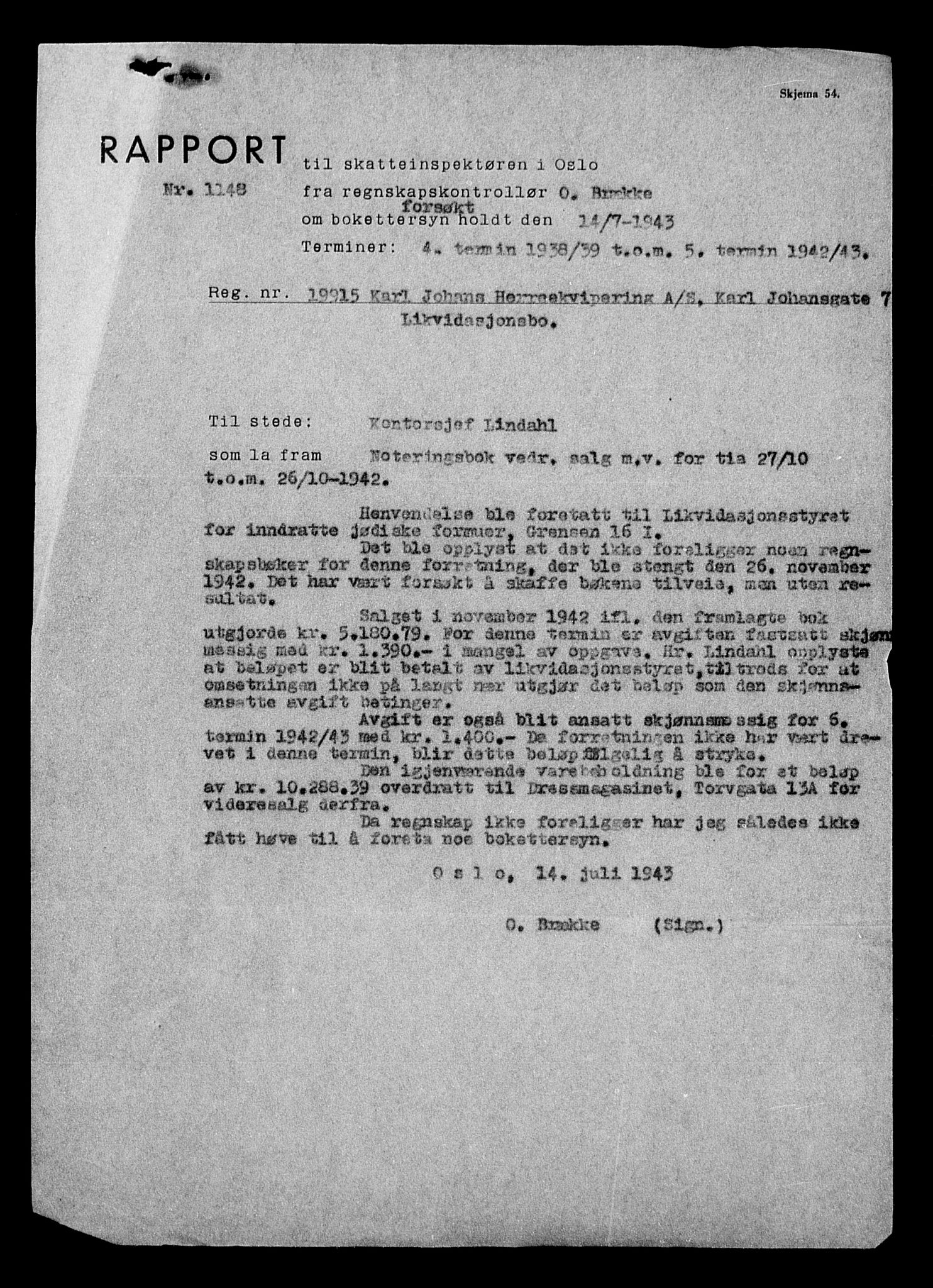 Justisdepartementet, Tilbakeføringskontoret for inndratte formuer, AV/RA-S-1564/H/Hc/Hcc/L0949: --, 1945-1947, p. 92