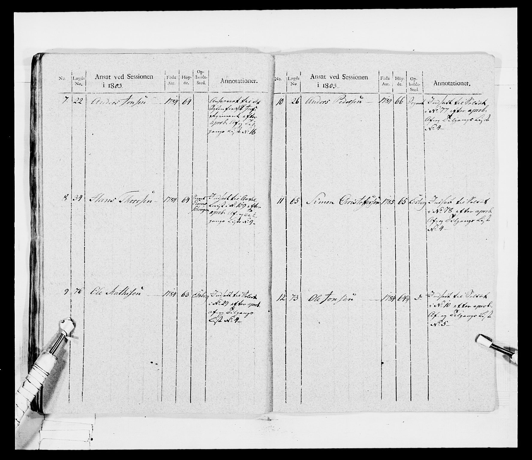 Generalitets- og kommissariatskollegiet, Det kongelige norske kommissariatskollegium, AV/RA-EA-5420/E/Eh/L0030a: Sønnafjelske gevorbne infanteriregiment, 1807, p. 195