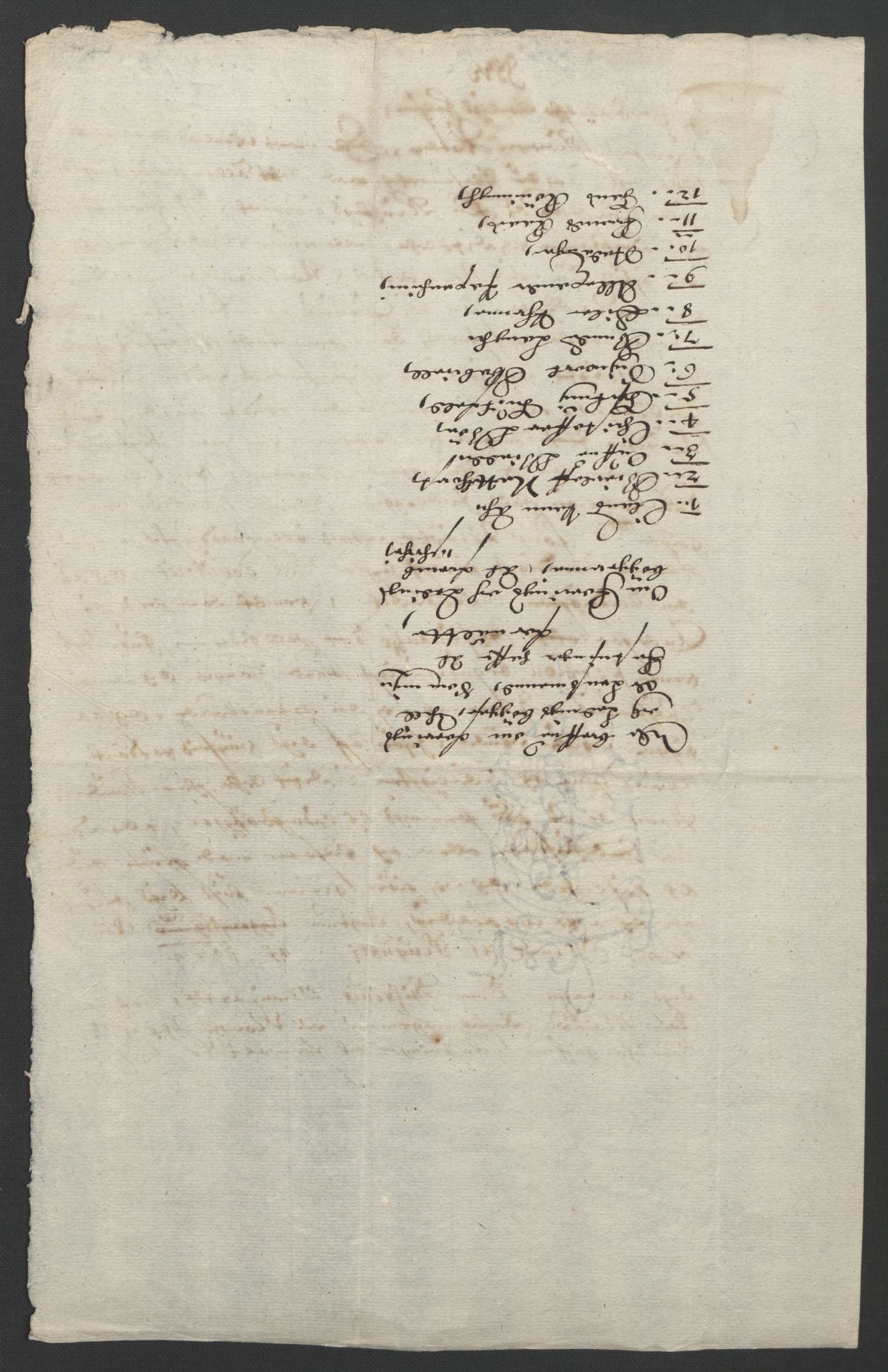 Stattholderembetet 1572-1771, AV/RA-EA-2870/Ek/L0006/0004: Jordebøker til utlikning av garnisonsskatt 1624-1626: / Dokumenter om garnisonsskatten o.a., 1624-1627, p. 9