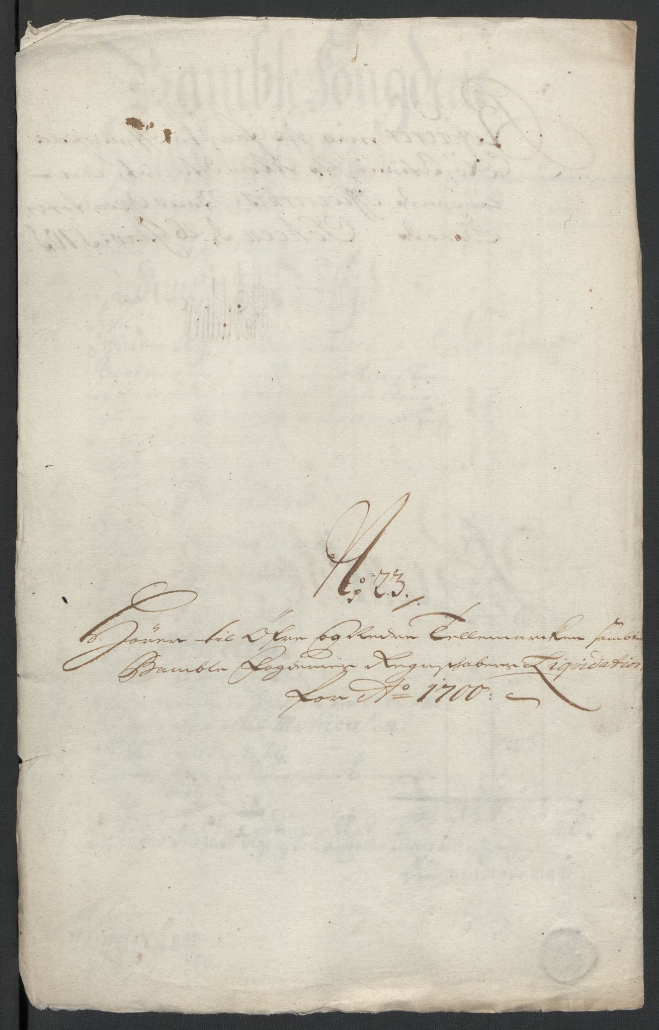 Rentekammeret inntil 1814, Reviderte regnskaper, Fogderegnskap, RA/EA-4092/R36/L2104: Fogderegnskap Øvre og Nedre Telemark og Bamble, 1700, p. 444