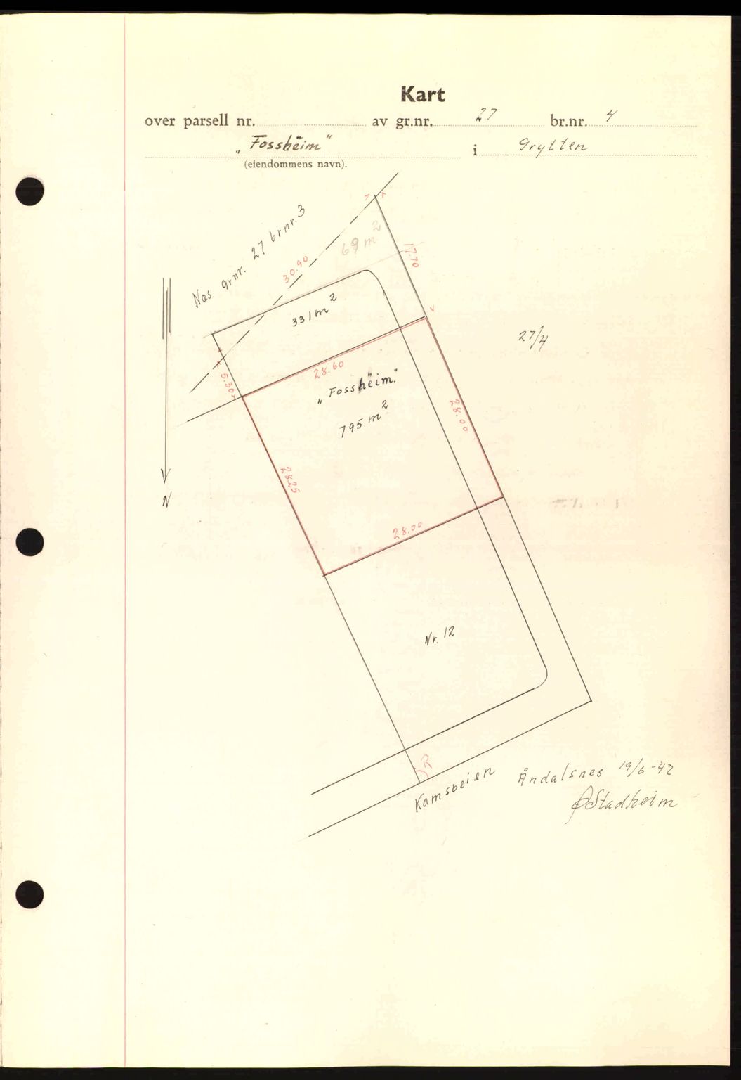 Romsdal sorenskriveri, AV/SAT-A-4149/1/2/2C: Mortgage book no. A14, 1943-1943, Diary no: : 633/1943