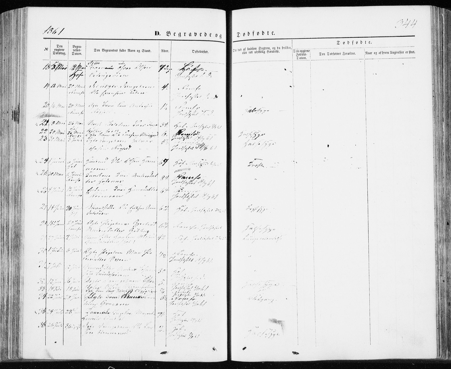 Ministerialprotokoller, klokkerbøker og fødselsregistre - Møre og Romsdal, SAT/A-1454/590/L1013: Parish register (official) no. 590A05, 1847-1877, p. 344