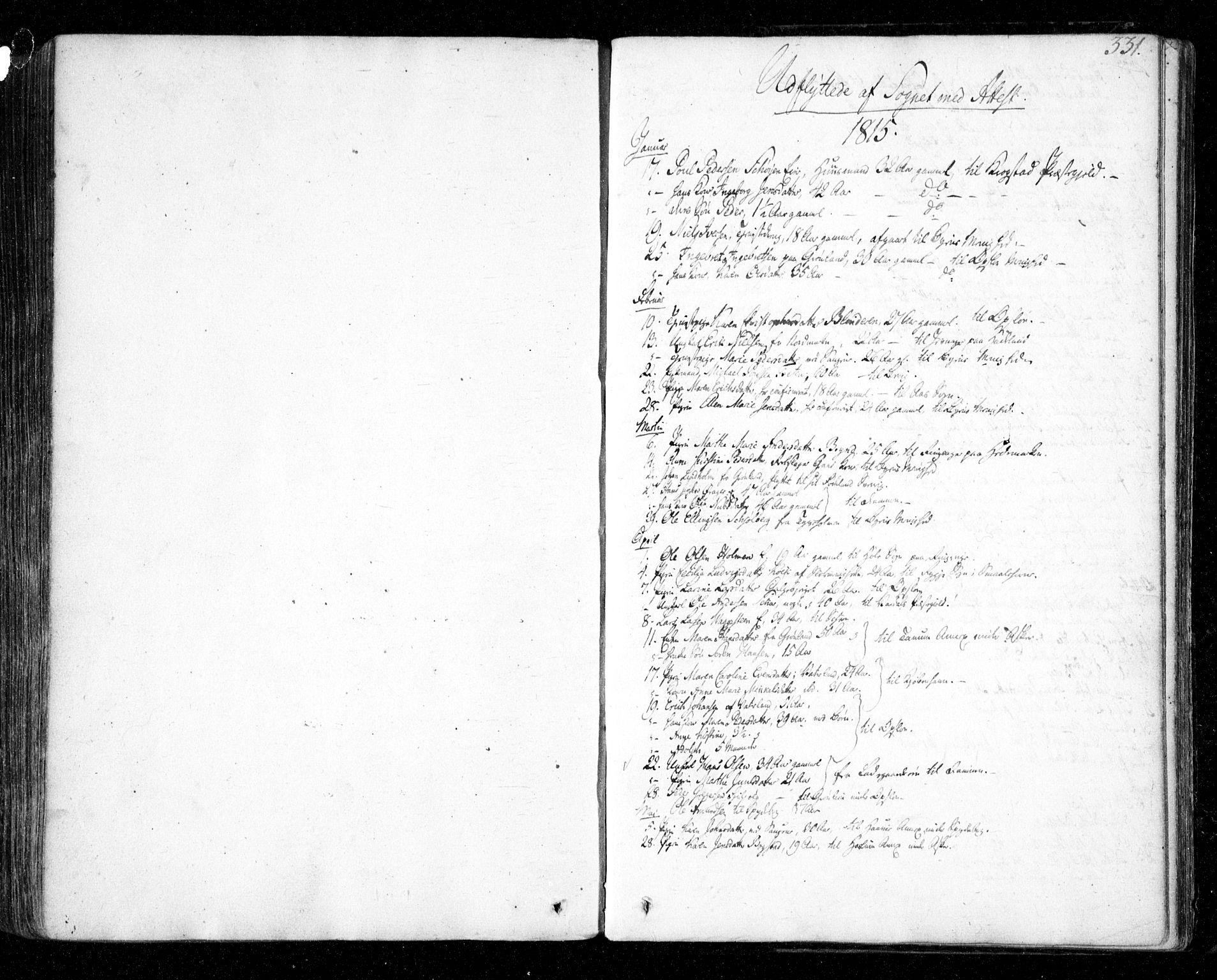 Aker prestekontor kirkebøker, SAO/A-10861/F/L0011: Parish register (official) no. 11, 1810-1819, p. 331