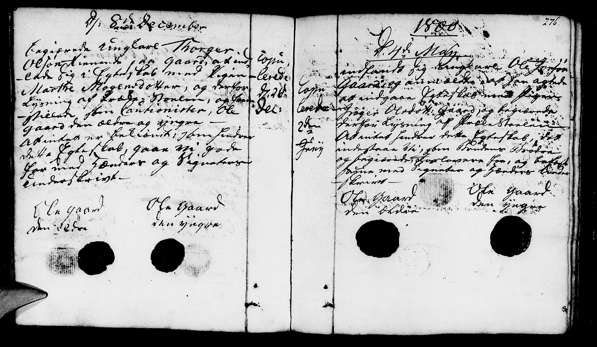 Finnøy sokneprestkontor, SAST/A-101825/H/Ha/Haa/L0005: Parish register (official) no. A 5, 1773-1816, p. 276