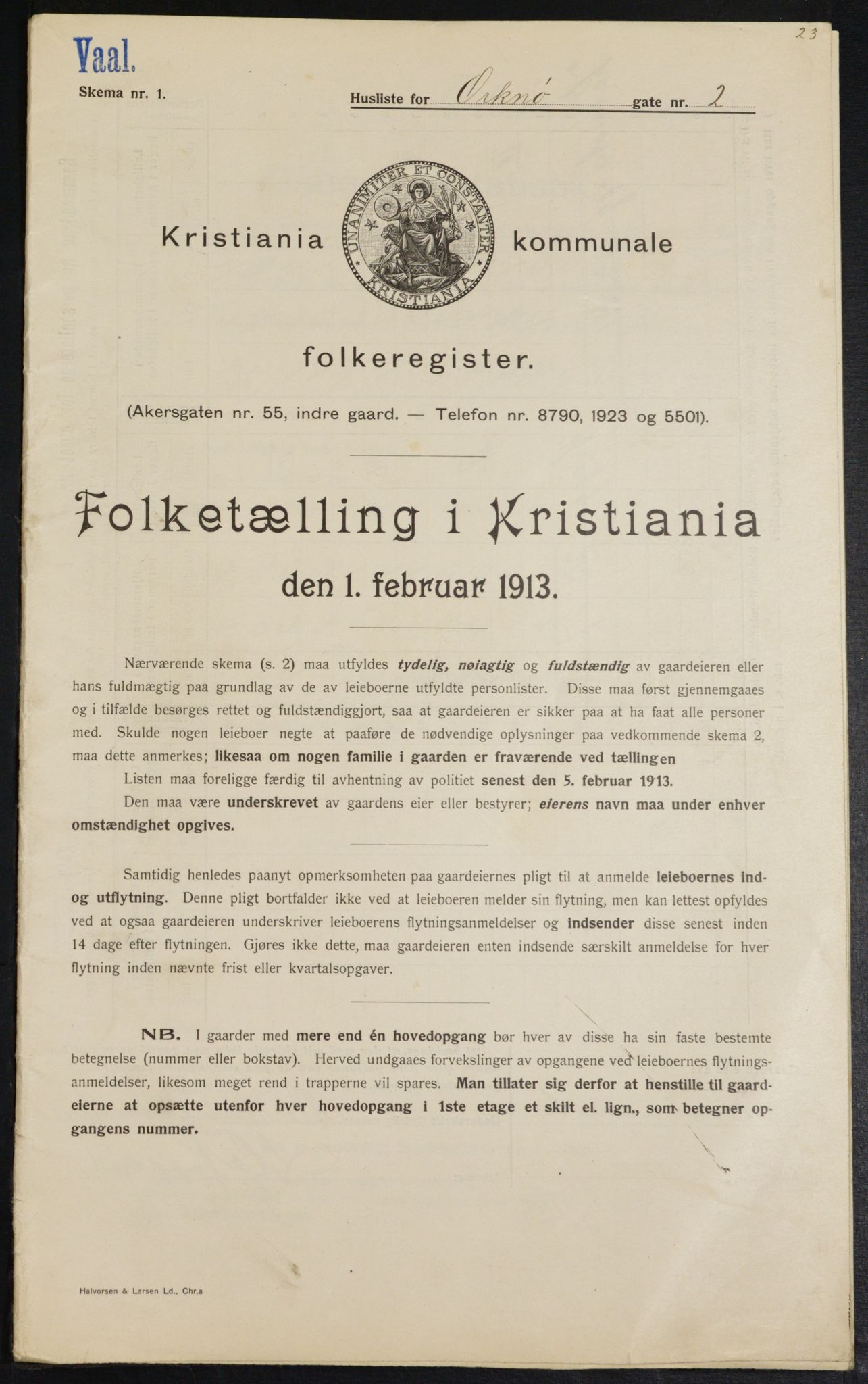 OBA, Municipal Census 1914 for Kristiania, 1914, p. 75949