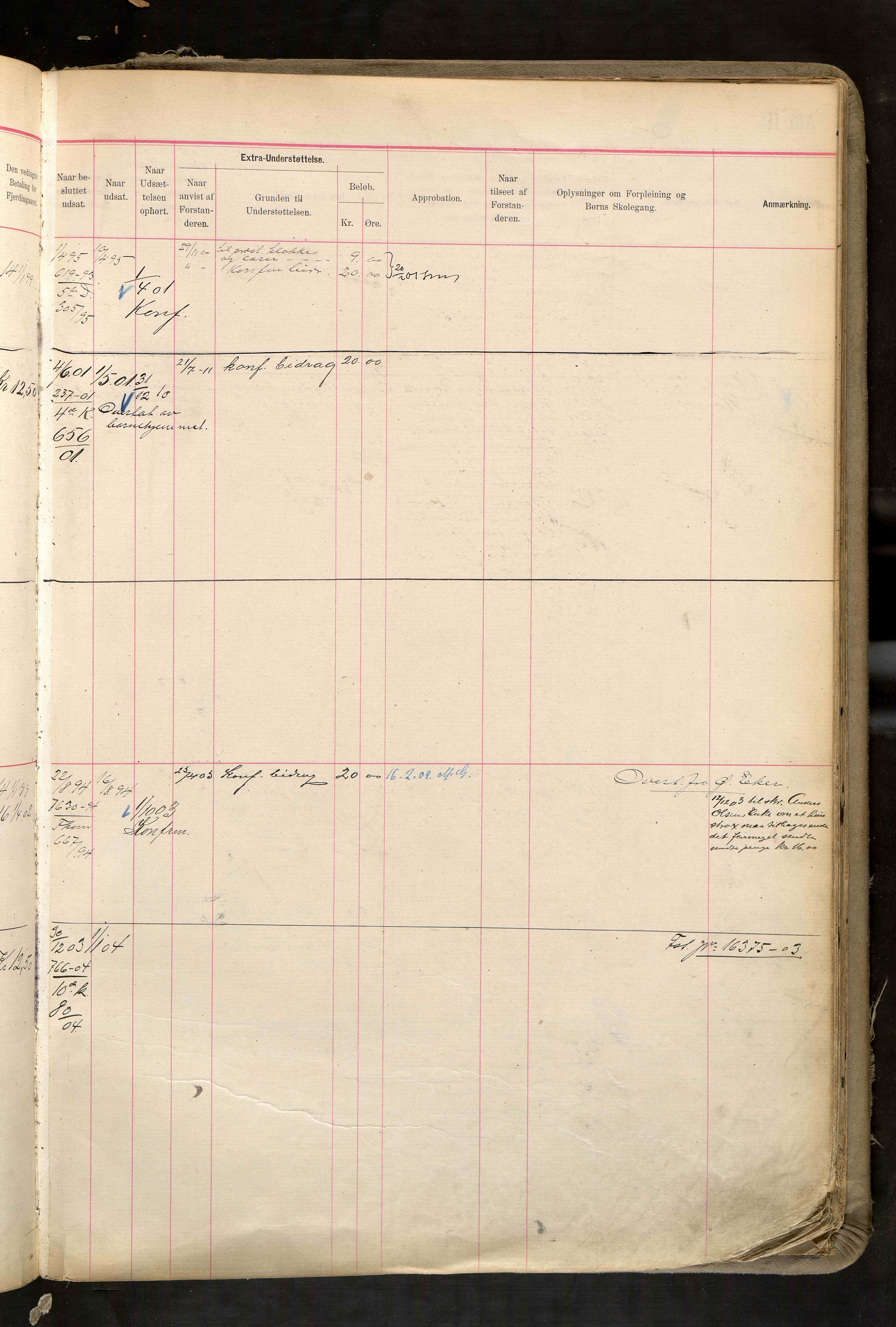 Fattigvesenet, OBA/A-20045/H/Hd/L0006: Manntallsprotokoll. Mnr. 501-1000, 1897-1910, p. 424