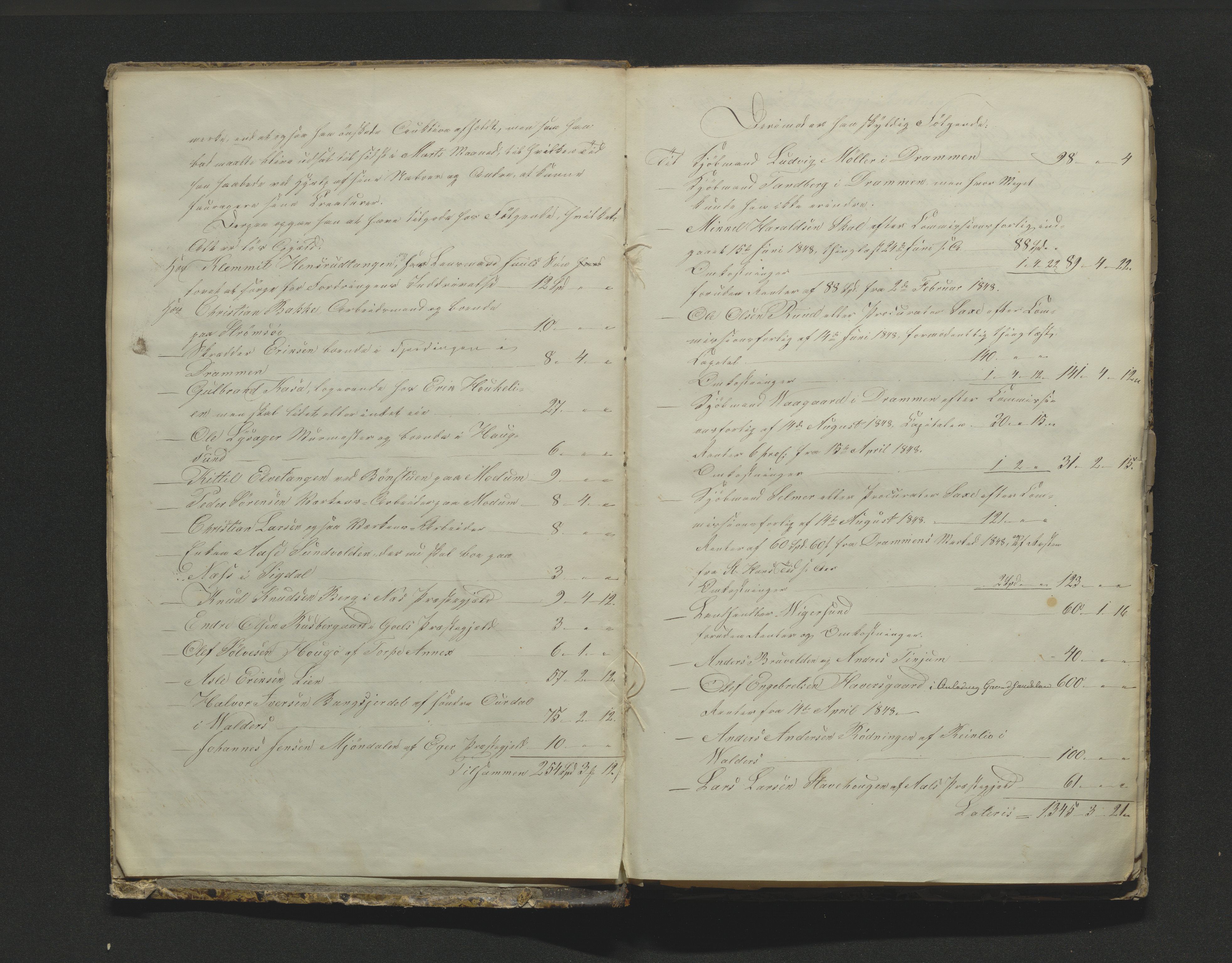 Hallingdal sorenskriveri, SAKO/A-121/H/Hb/Hbb/Hbba/L0021: Skifteregistreringsprotokoll, Sorenskriveriet, 1849