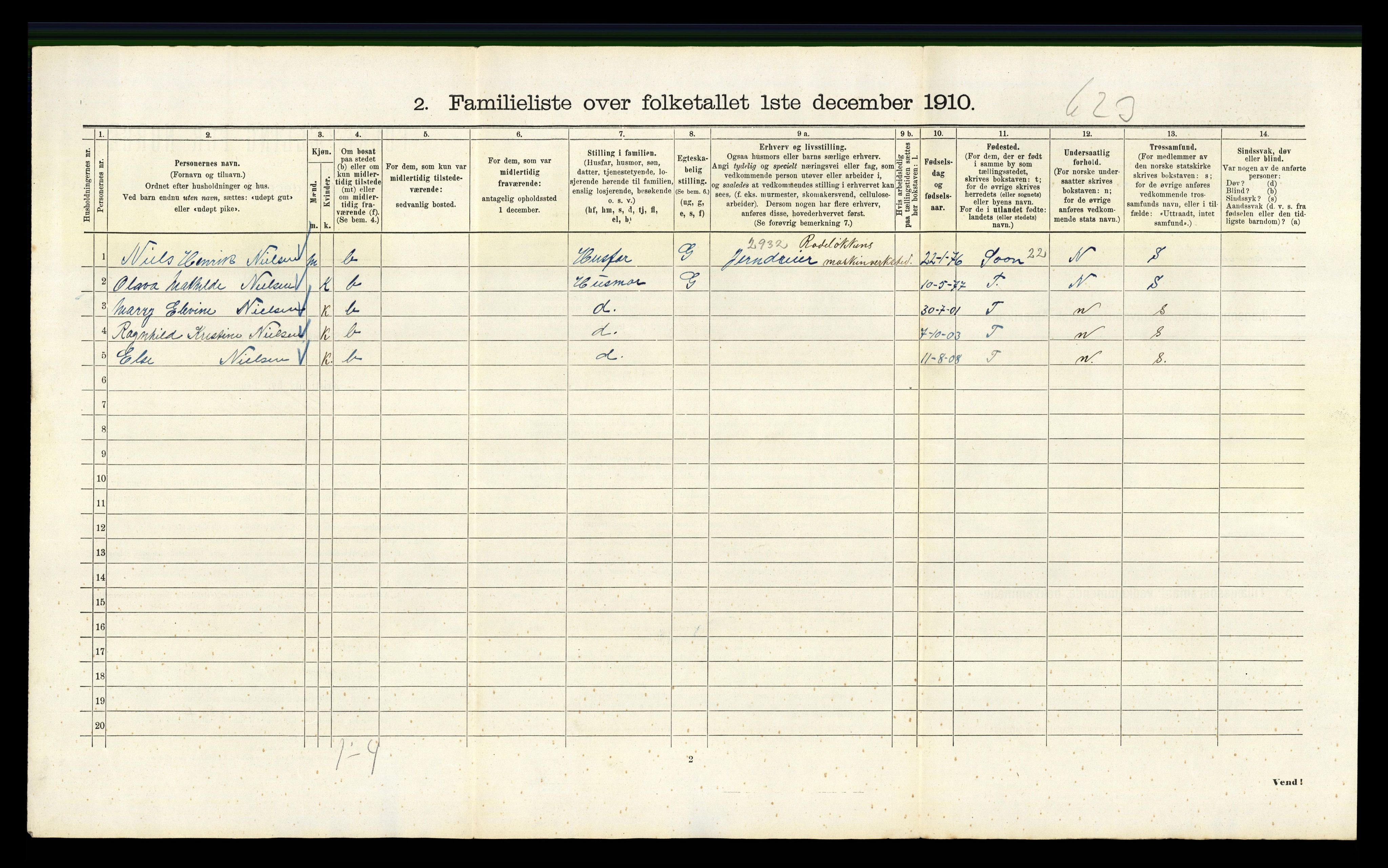 RA, 1910 census for Kristiania, 1910, p. 13472