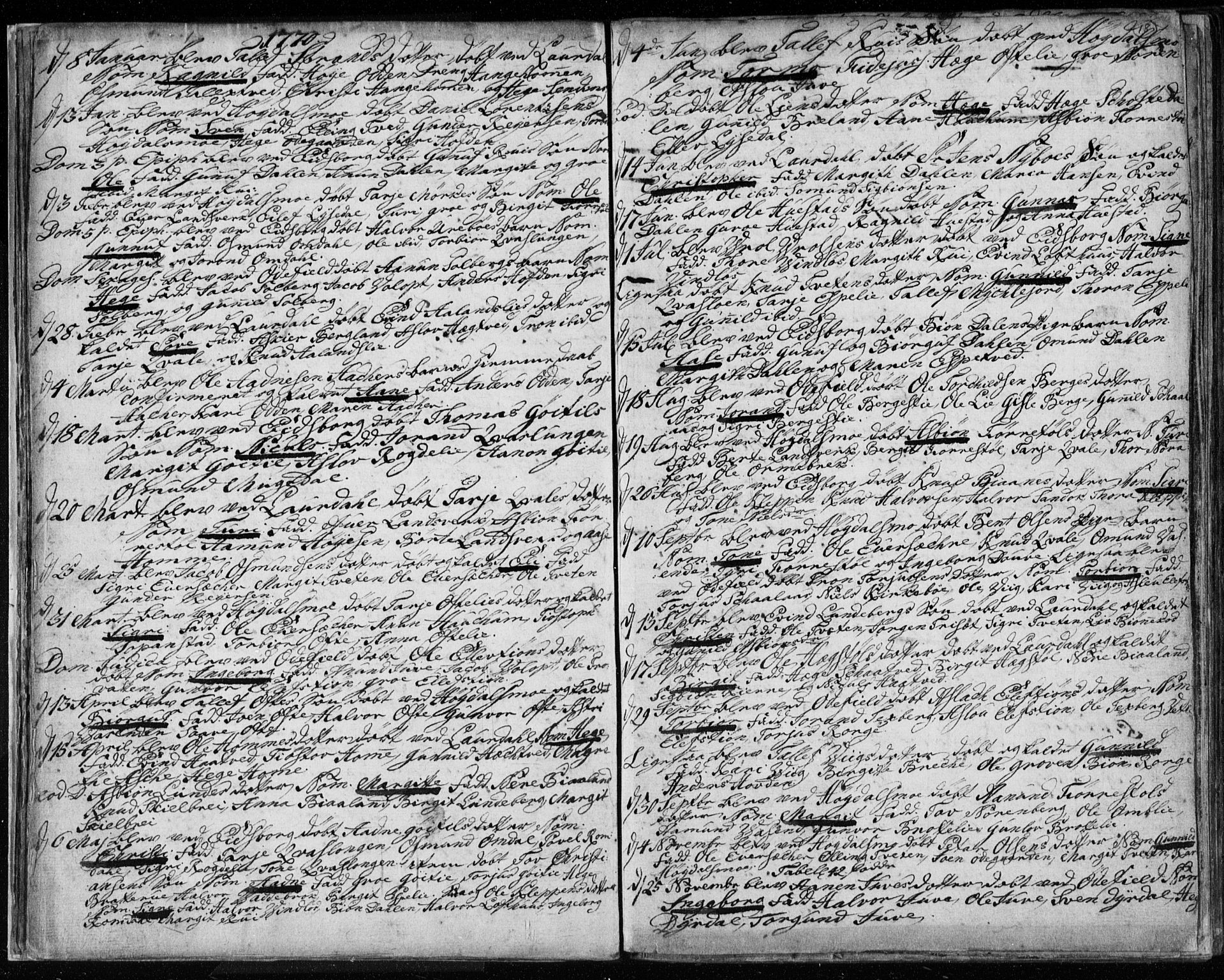 Lårdal kirkebøker, SAKO/A-284/F/Fa/L0003: Parish register (official) no. I 3, 1754-1790, p. 18
