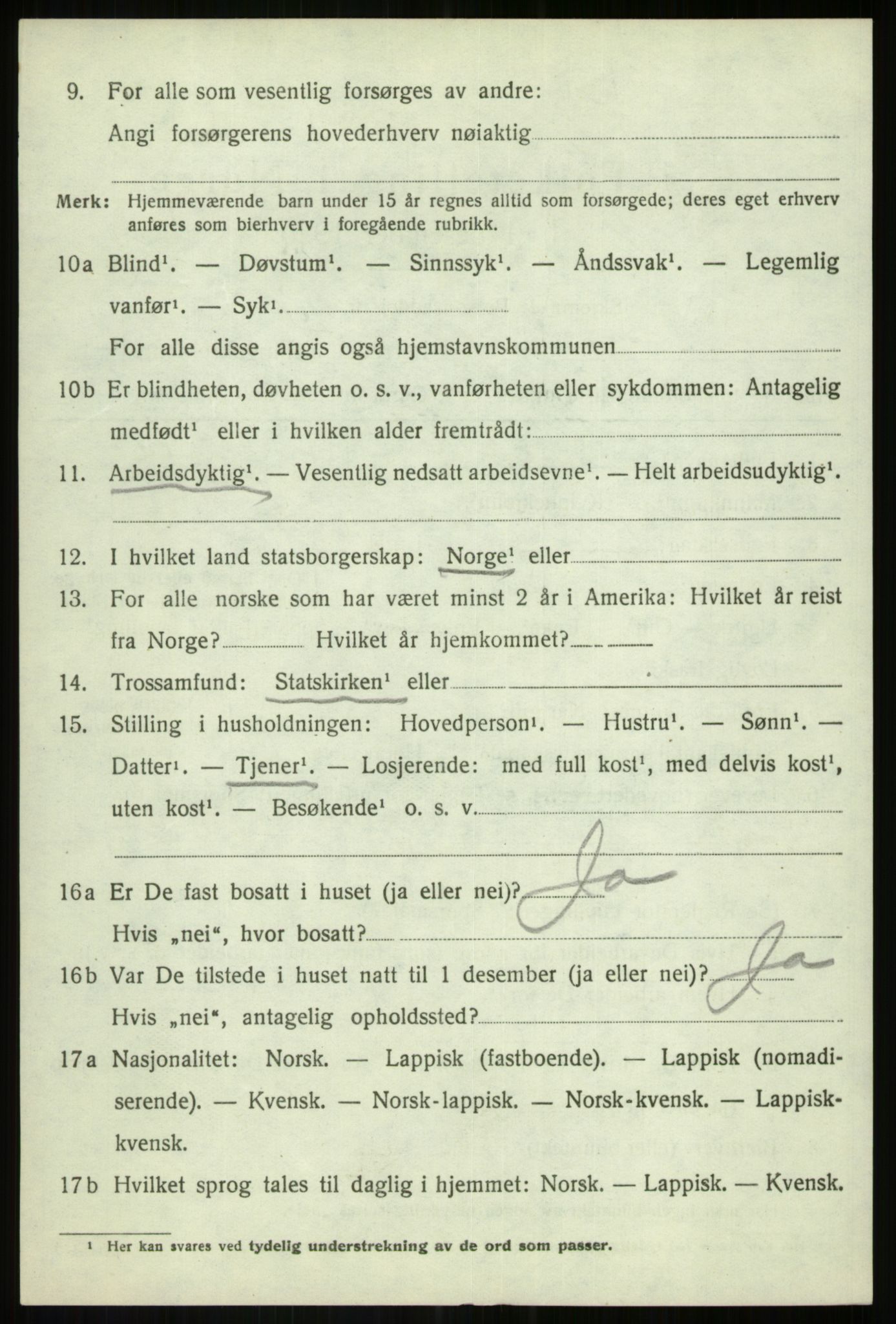 SATØ, 1920 census for Målselv, 1920, p. 3810