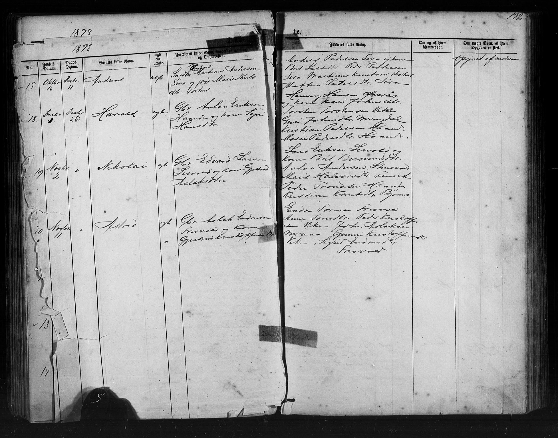 Ministerialprotokoller, klokkerbøker og fødselsregistre - Møre og Romsdal, AV/SAT-A-1454/552/L0638: Parish register (copy) no. 552C01, 1867-1902, p. 132