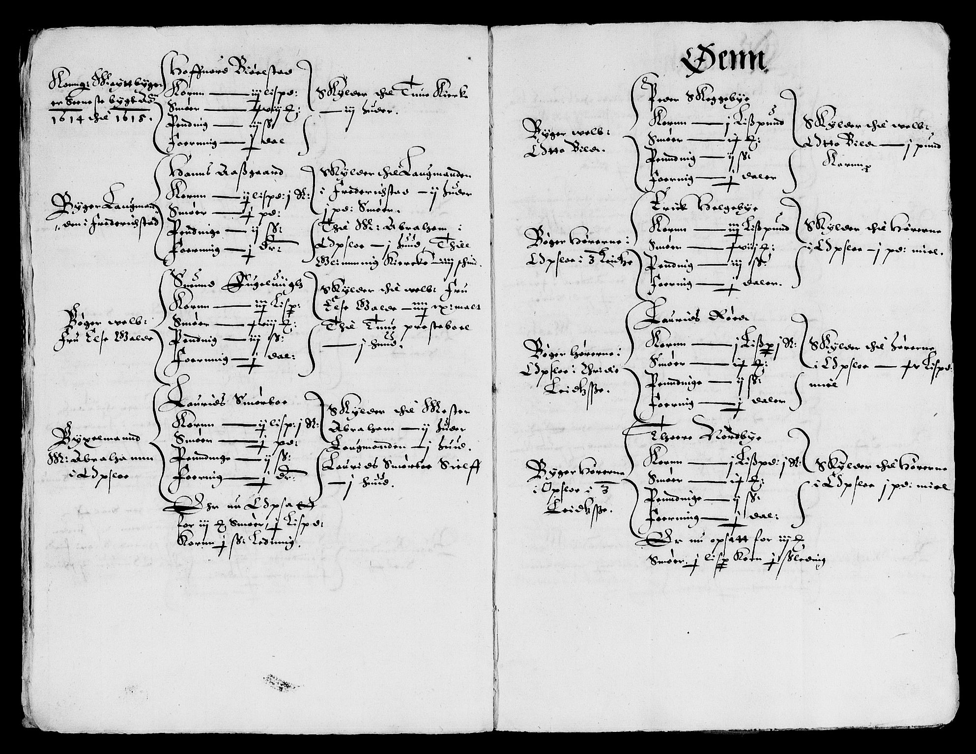 Rentekammeret inntil 1814, Reviderte regnskaper, Lensregnskaper, AV/RA-EA-5023/R/Rb/Rba/L0041: Akershus len, 1616-1618