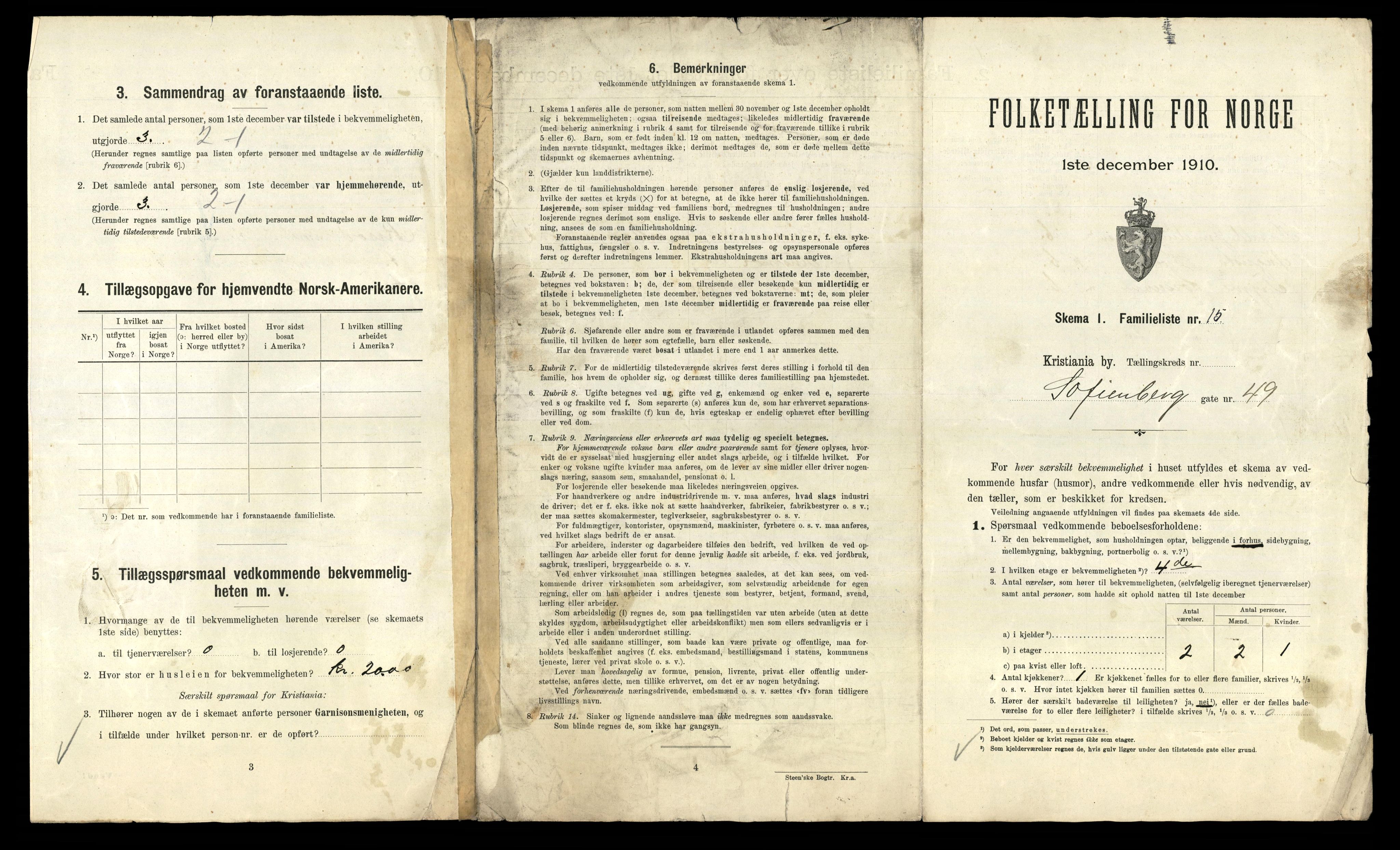 RA, 1910 census for Kristiania, 1910, p. 94181