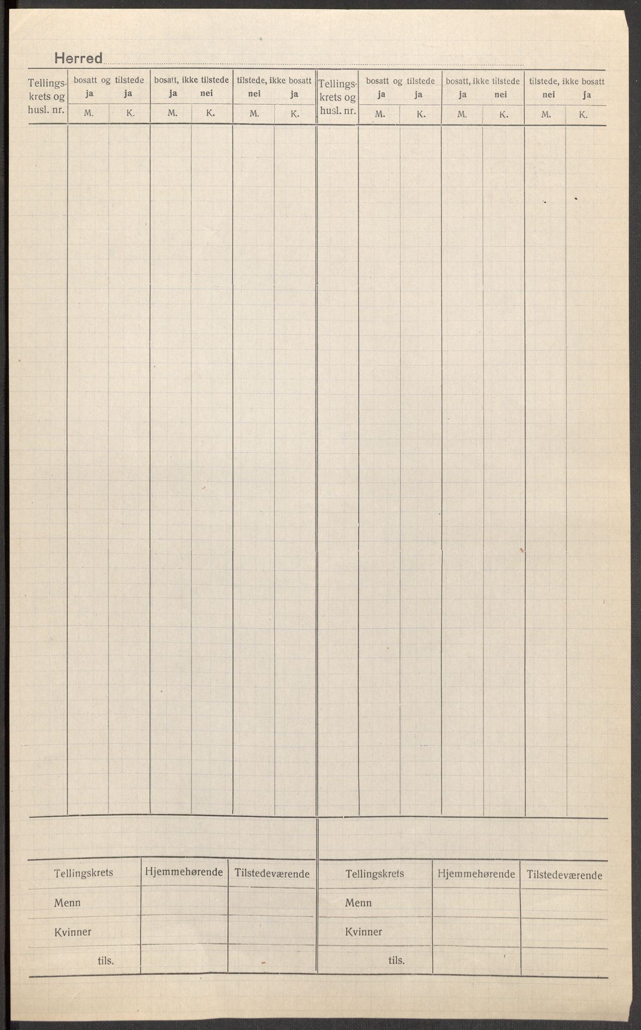 SAST, 1920 census for Erfjord, 1920, p. 3