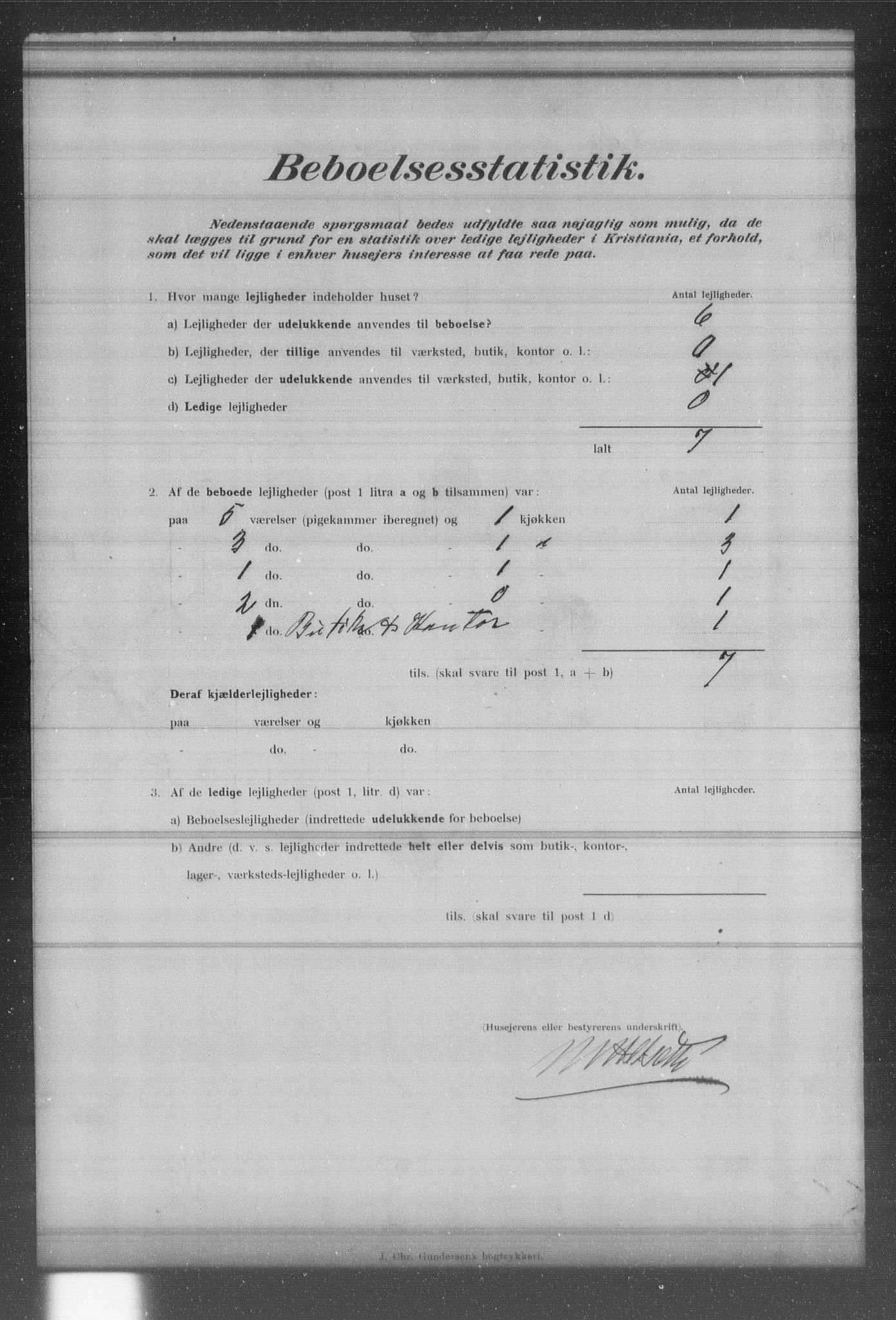 OBA, Municipal Census 1902 for Kristiania, 1902, p. 16106