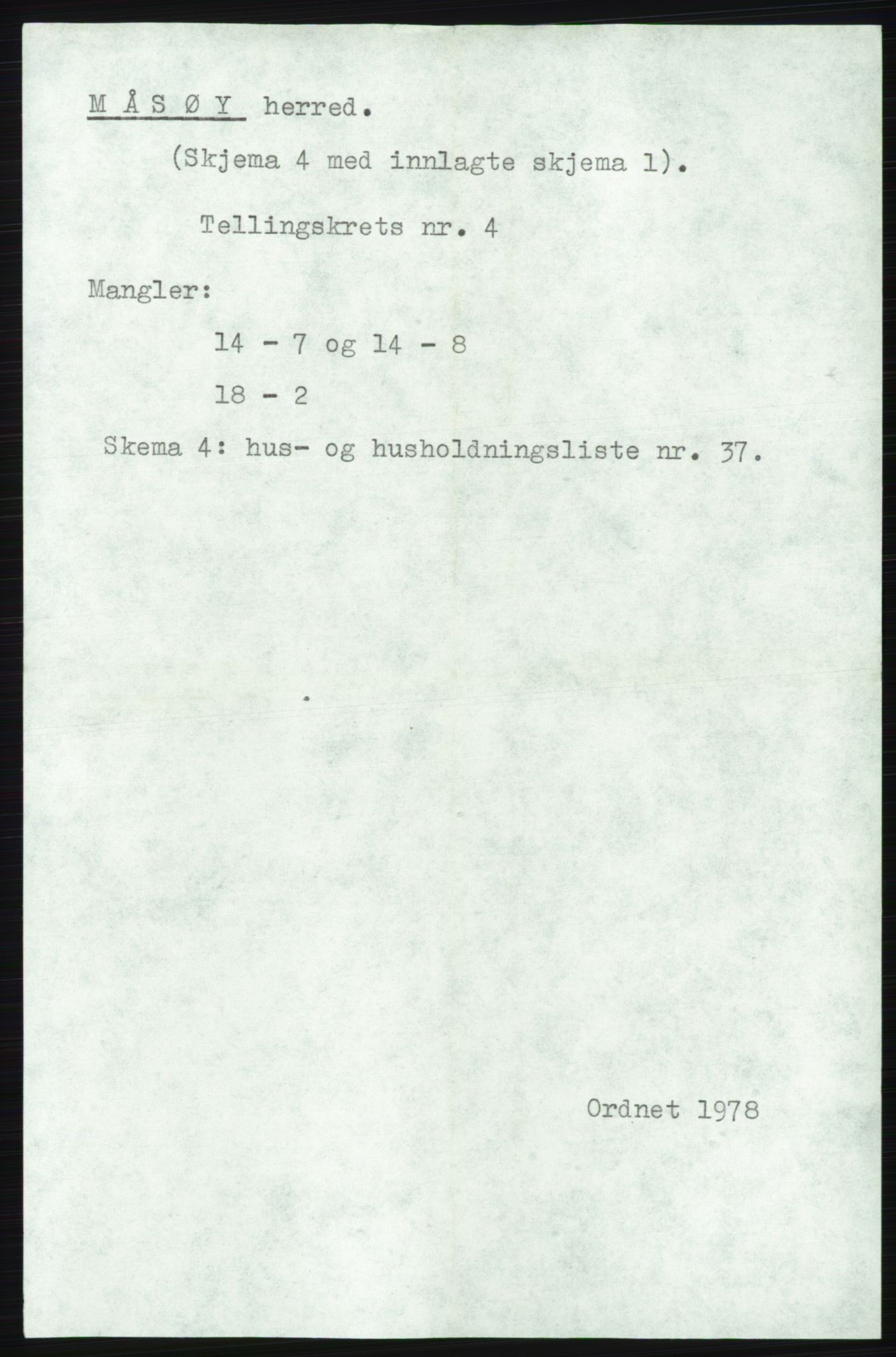 SATØ, 1920 census for Måsøy, 1920, p. 1817