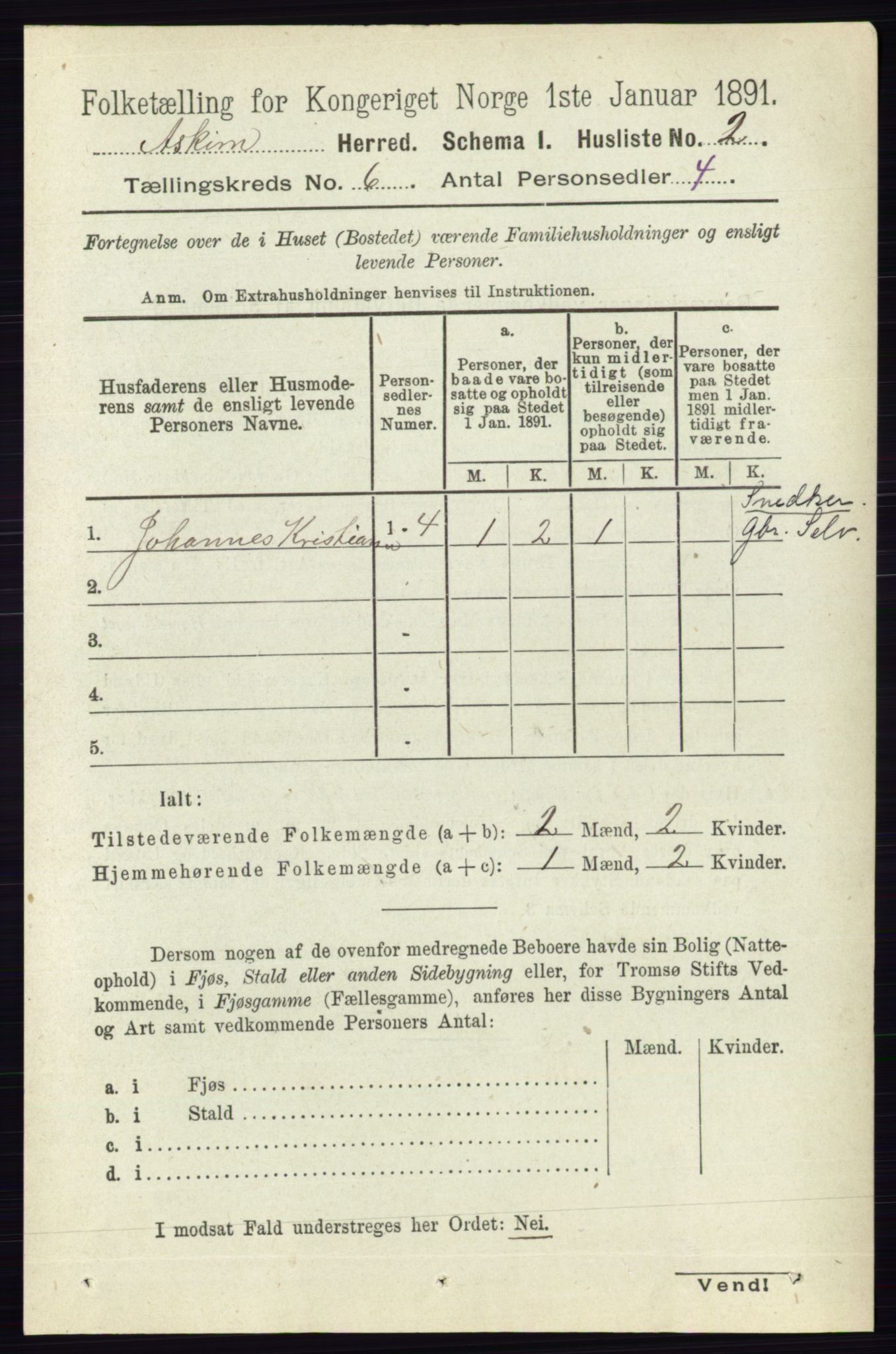 RA, 1891 census for 0124 Askim, 1891, p. 748