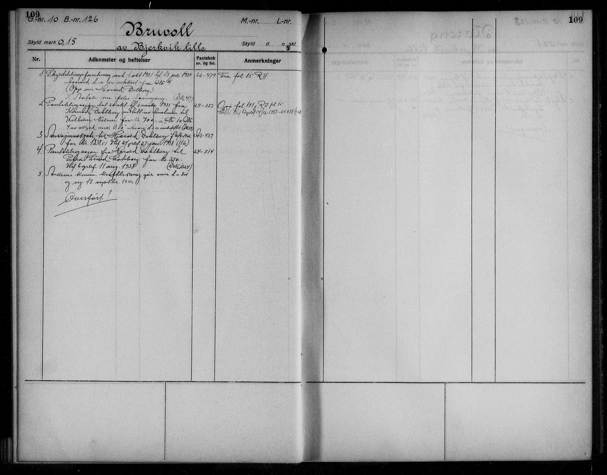 Steigen og Ofoten sorenskriveri, AV/SAT-A-0030/1/2/2A/L0034: Mortgage register no. 34, 1927-1948, p. 109