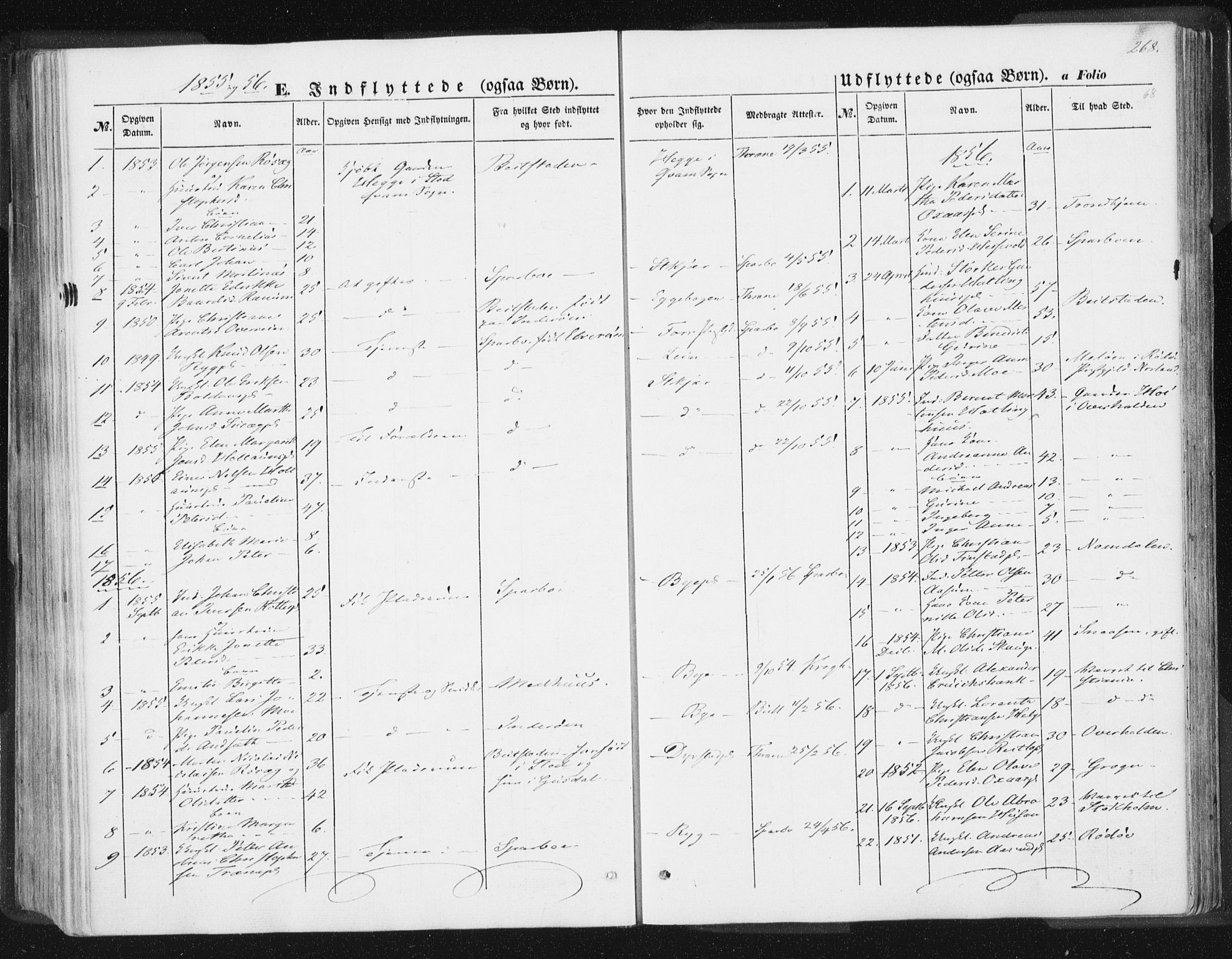Ministerialprotokoller, klokkerbøker og fødselsregistre - Nord-Trøndelag, AV/SAT-A-1458/746/L0446: Parish register (official) no. 746A05, 1846-1859, p. 268
