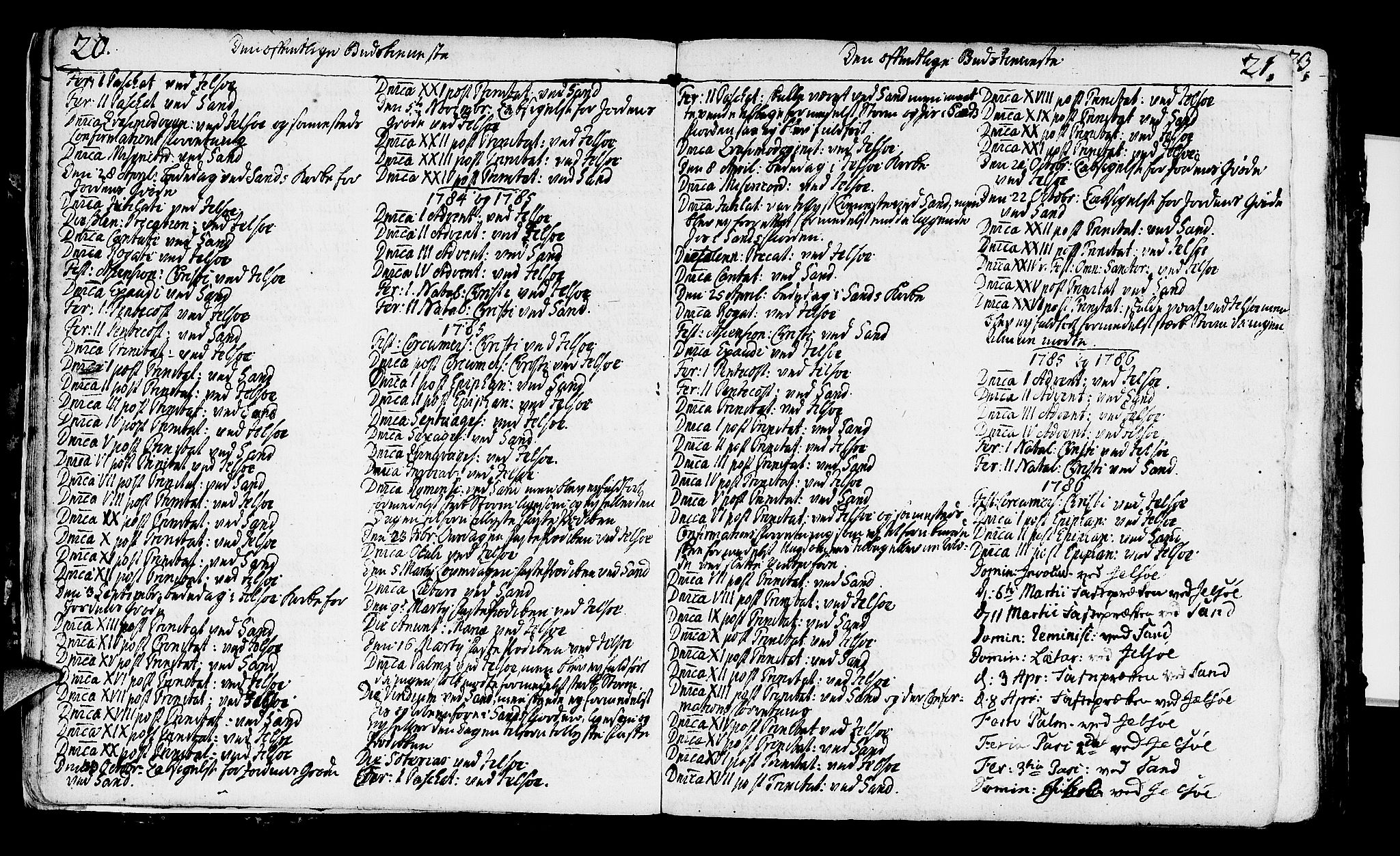 Jelsa sokneprestkontor, SAST/A-101842/01/IV: Parish register (official) no. A 3, 1768-1796, p. 20-21