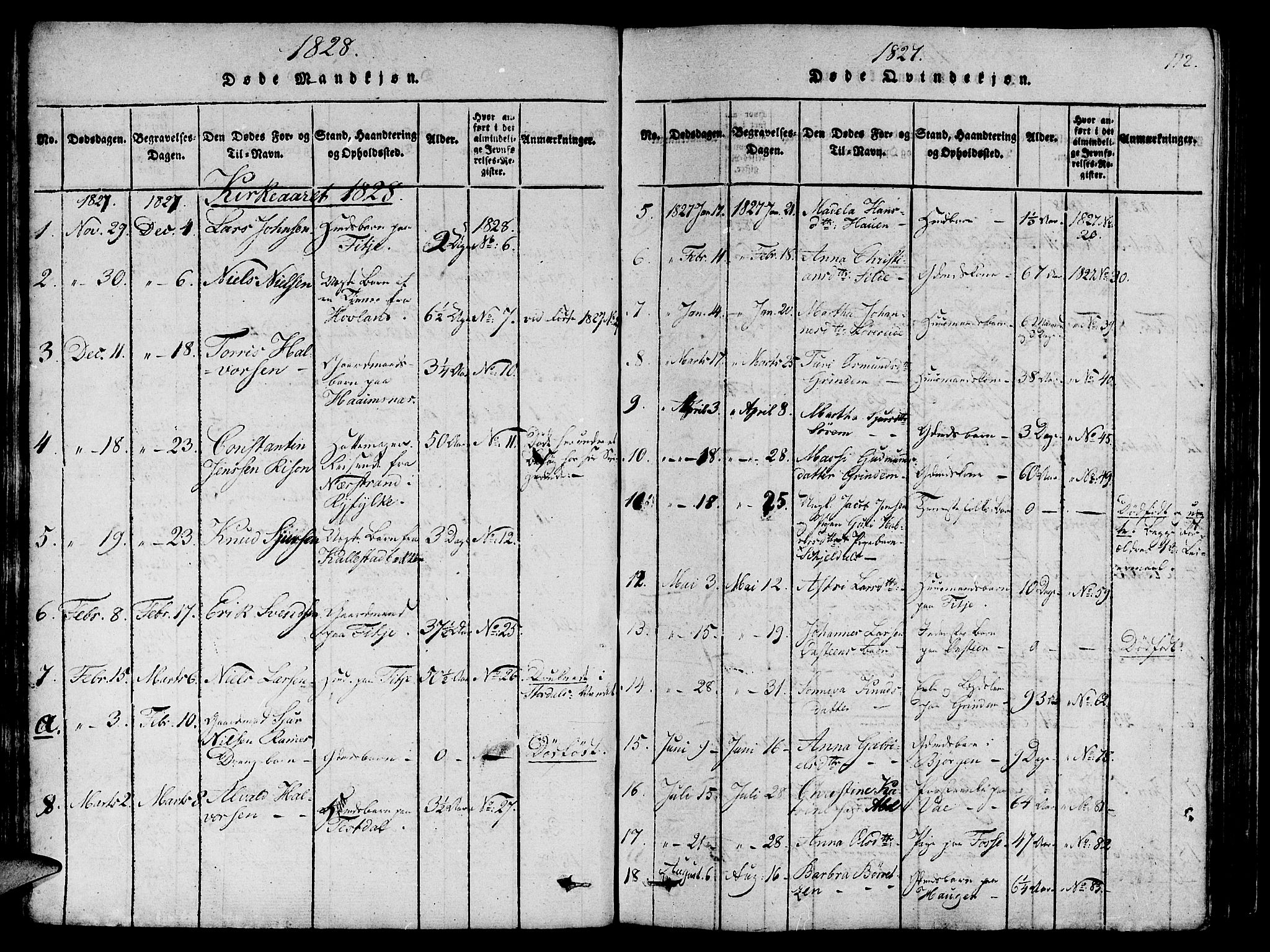 Etne sokneprestembete, SAB/A-75001/H/Haa: Parish register (official) no. A 6, 1815-1831, p. 112