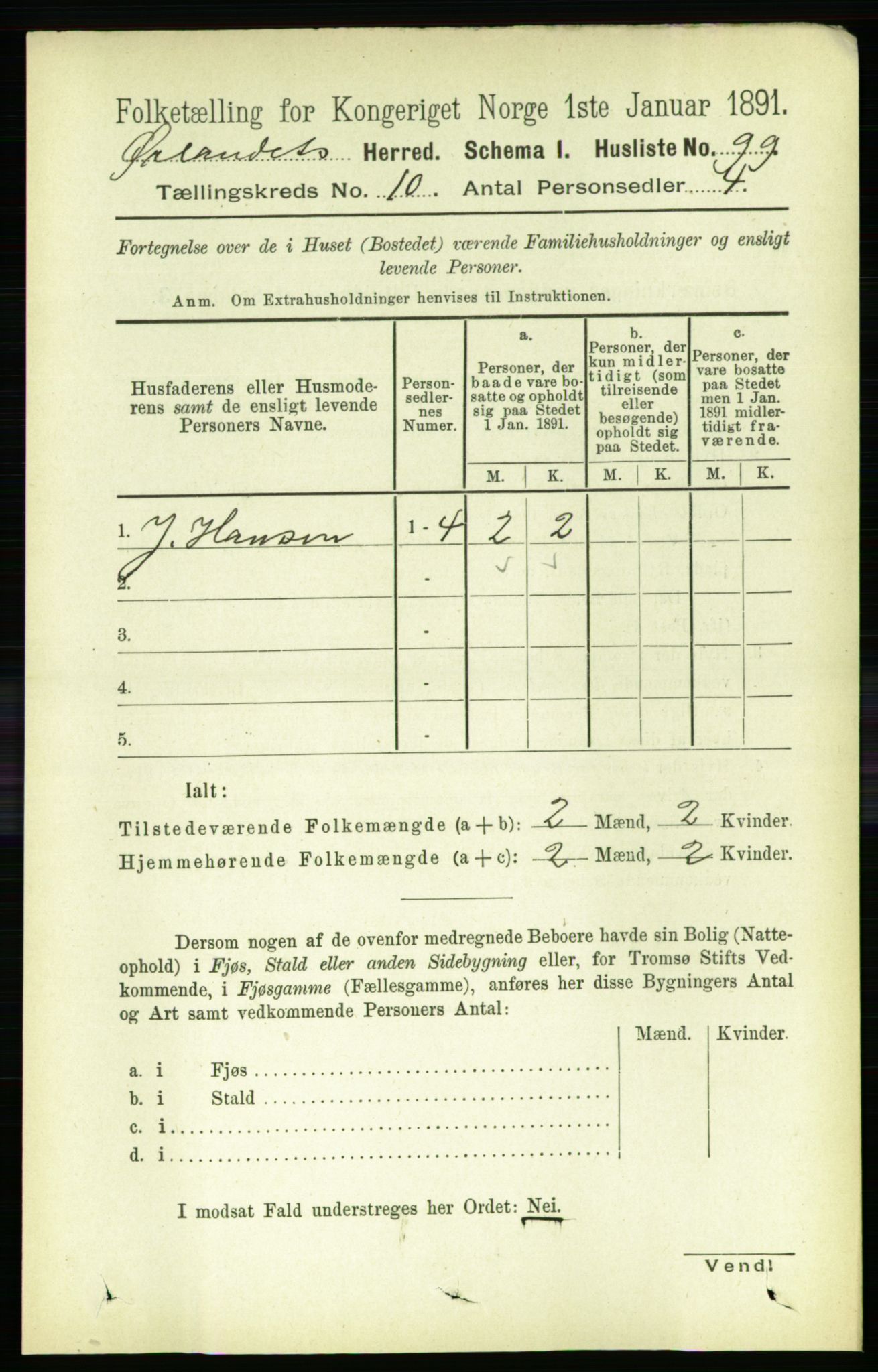 RA, 1891 census for 1621 Ørland, 1891, p. 4201