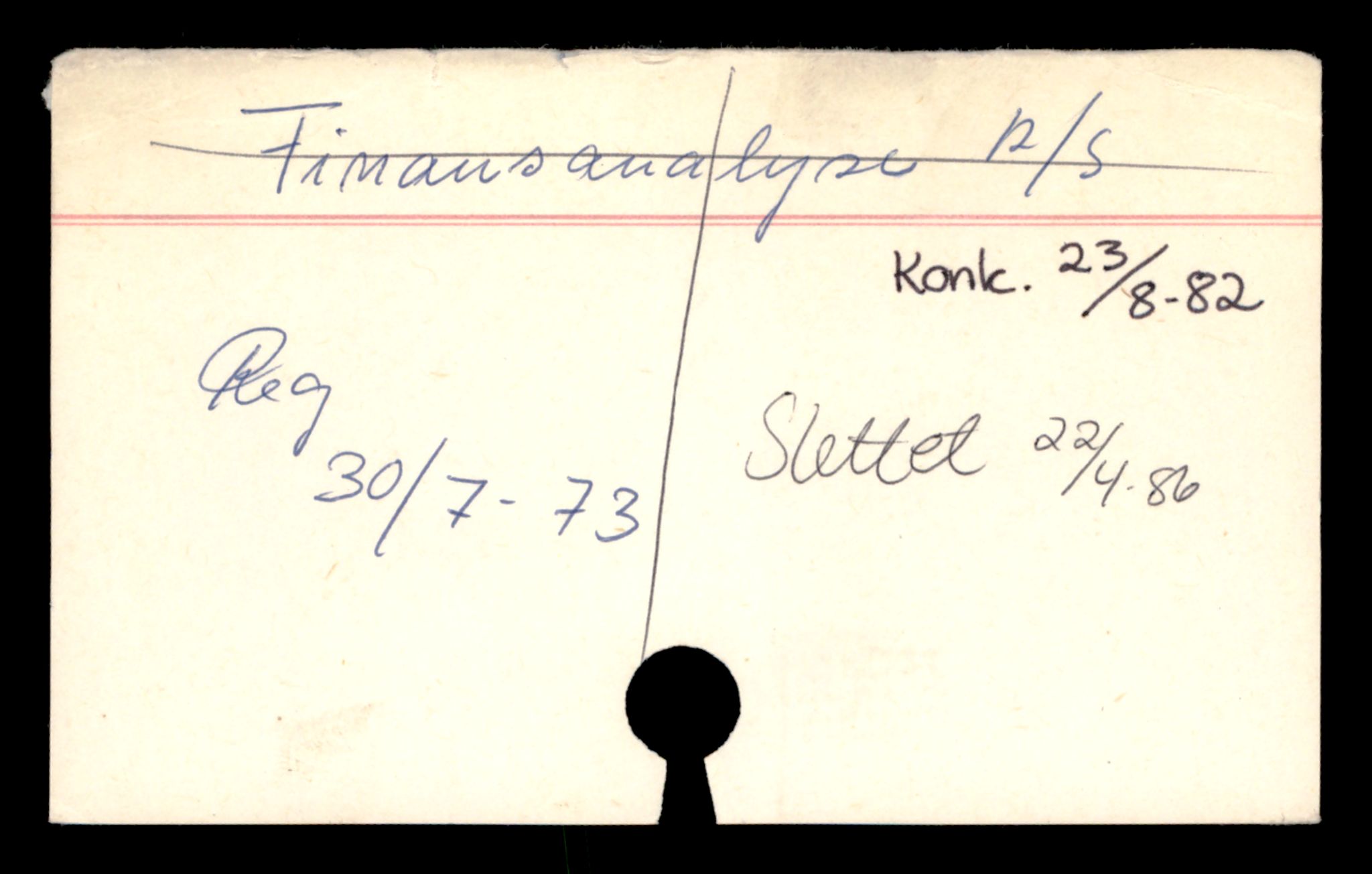 Oslo byfogd, Handelsregisteret, AV/SAT-A-10867/G/Ga/Gad/L0042: Kartotekkort - Slettede foretak, Fin-Fru, 1890-1990