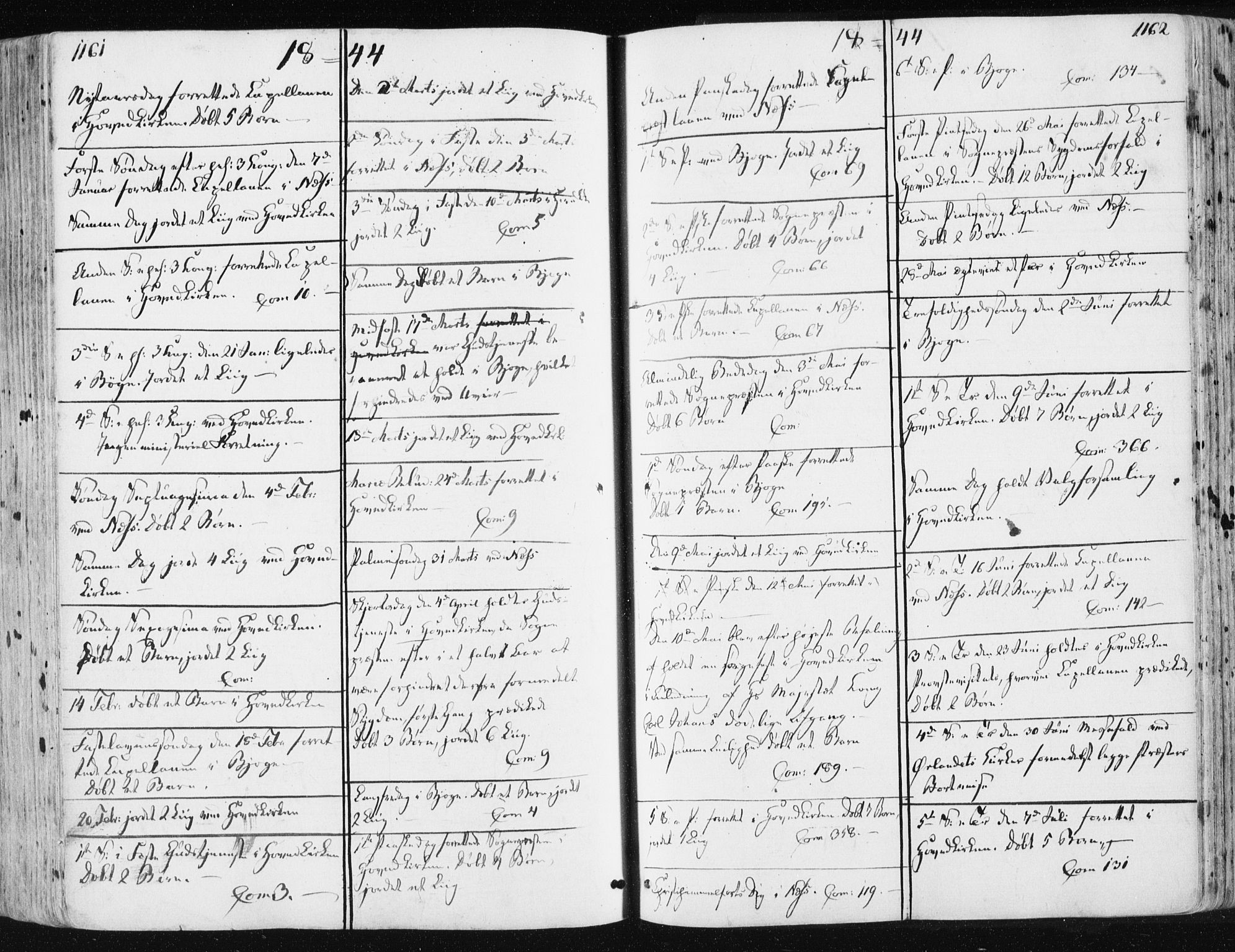 Ministerialprotokoller, klokkerbøker og fødselsregistre - Sør-Trøndelag, SAT/A-1456/659/L0736: Parish register (official) no. 659A06, 1842-1856, p. 1161-1162