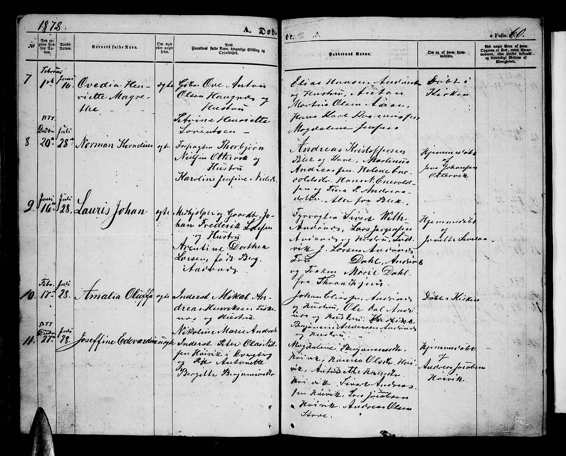 Ministerialprotokoller, klokkerbøker og fødselsregistre - Nordland, AV/SAT-A-1459/899/L1447: Parish register (copy) no. 899C02, 1855-1886, p. 60