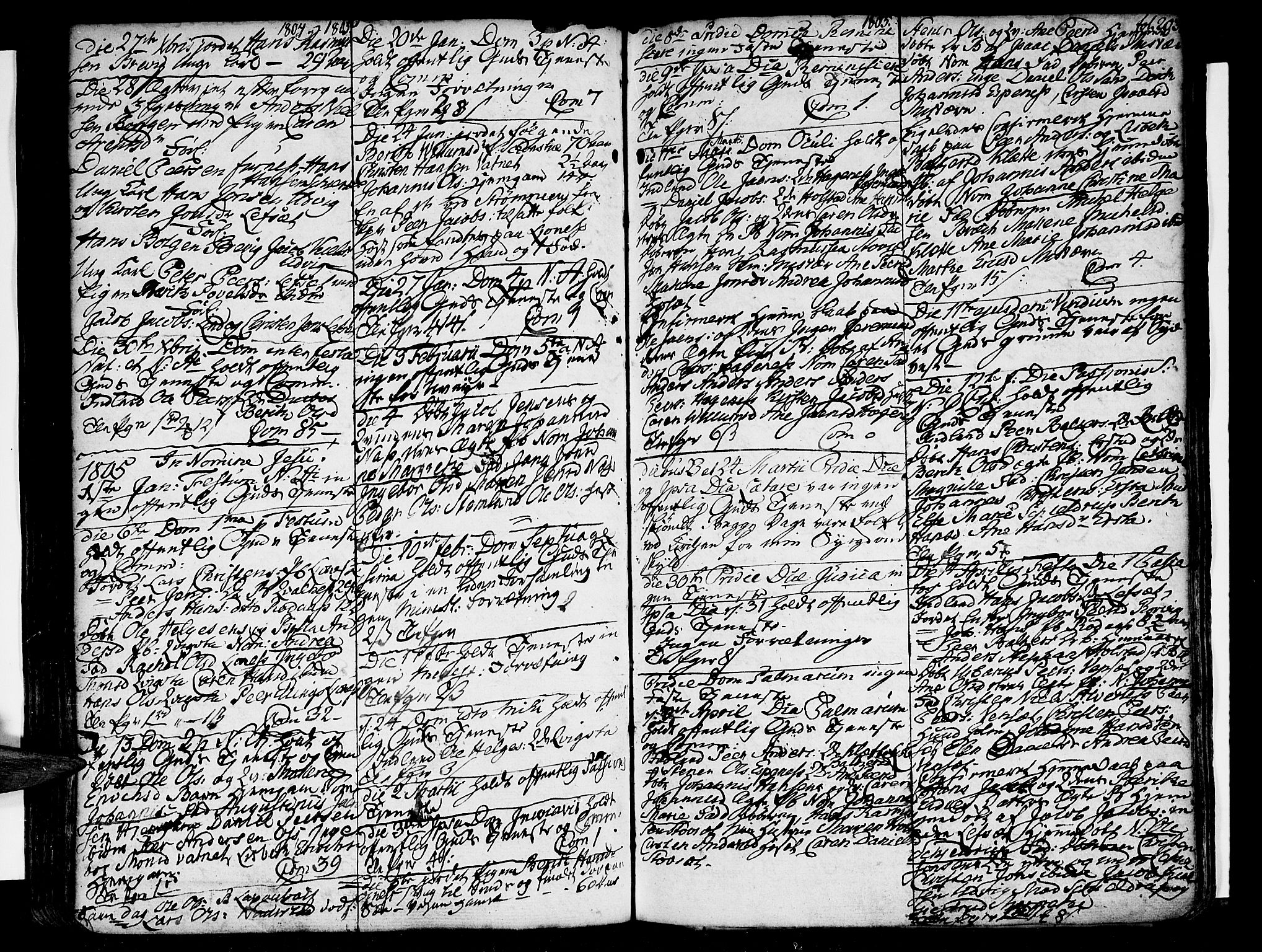 Ministerialprotokoller, klokkerbøker og fødselsregistre - Nordland, SAT/A-1459/852/L0735: Parish register (official) no. 852A05, 1762-1820, p. 203