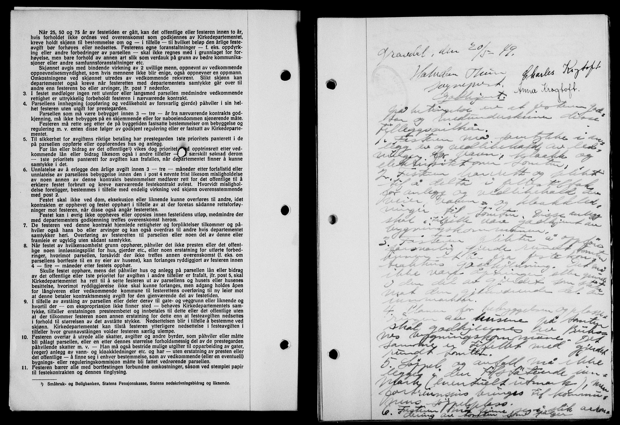 Lofoten sorenskriveri, SAT/A-0017/1/2/2C/L0023a: Mortgage book no. 23a, 1950-1950, Diary no: : 268/1950
