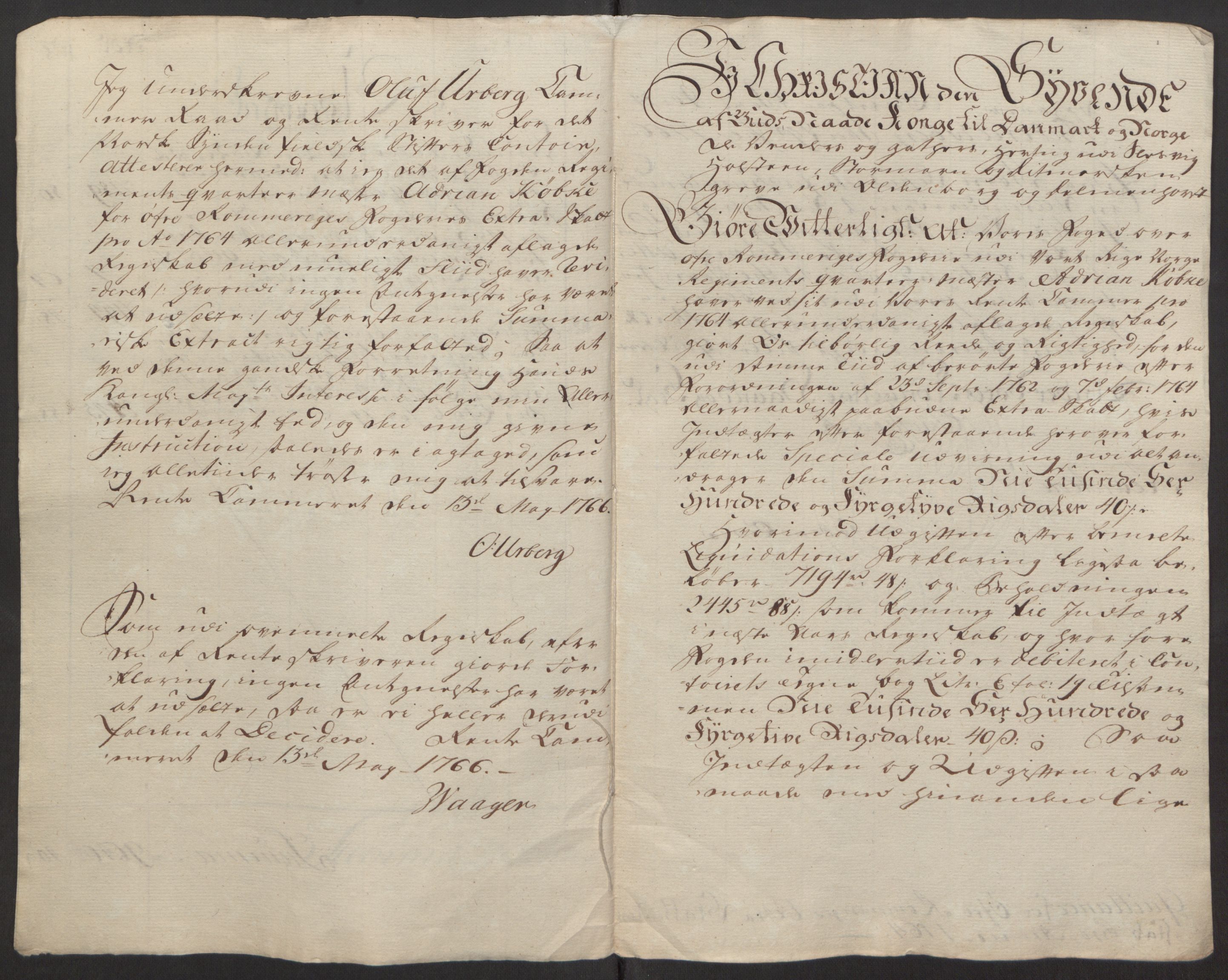 Rentekammeret inntil 1814, Reviderte regnskaper, Fogderegnskap, AV/RA-EA-4092/R12/L0803: Ekstraskatten Øvre Romerike, 1763-1764, p. 196